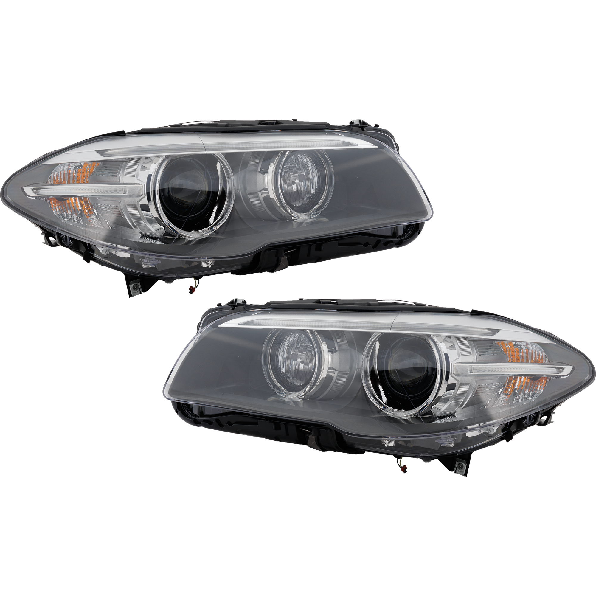 AM 5 SERIES 14-16 HEAD LAMP RH AND LH Lens and Housing HID Xenon SKU SET RB10010039 Partslink BM2519159 BM2518159 OEM 63117343906-63117343905
