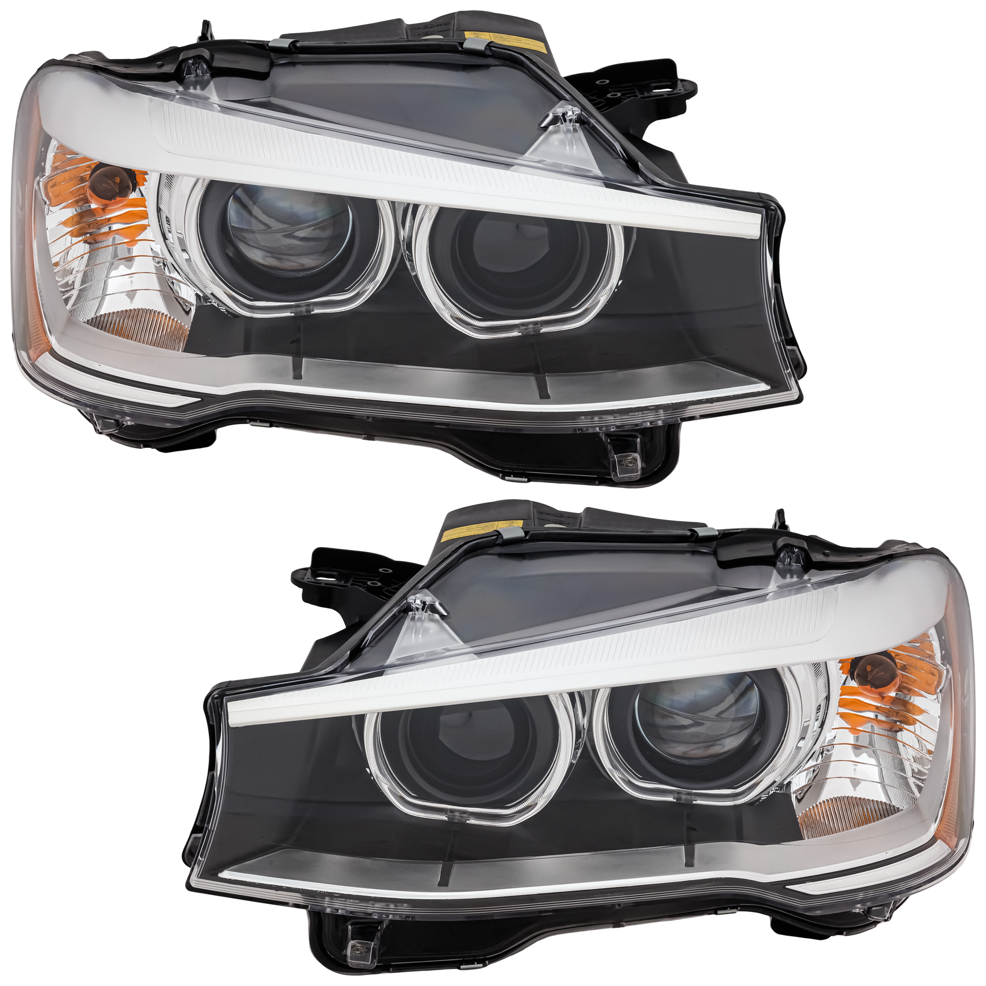 AM X3-15-17 X4-15-18 HEAD LAMP RH AND LH Lens and Housing HID Xenon w o HID bulb and ballast w o Adaptive Headlight SKU SET RB10010045 Partslink BM2519143 BM2518143 OEM 63117401136-63117401135