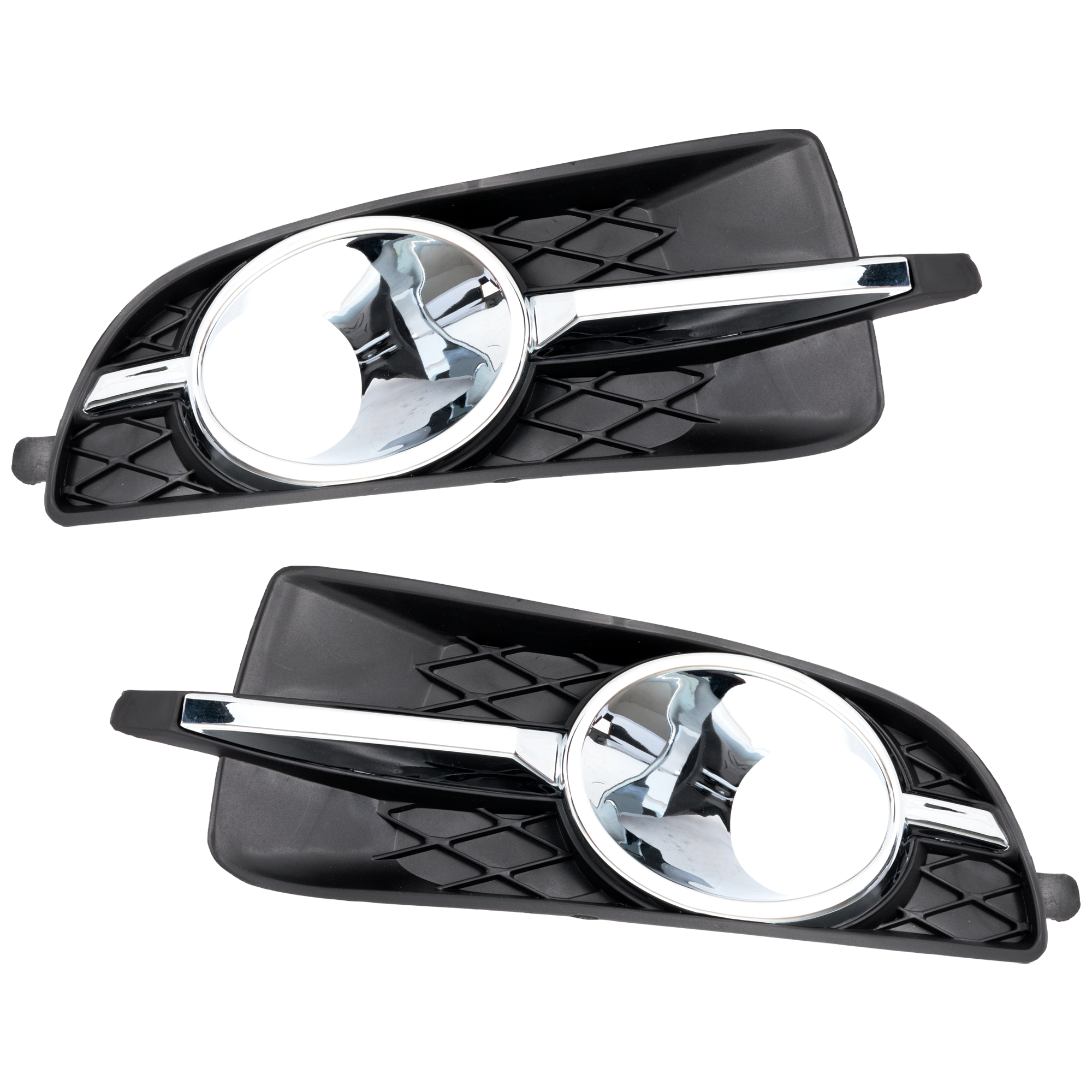 AM LACROSSE ALLURE 10-13 FOG LAMP MOLDING RH AND LH Plastic w Chrome Molding CXL CXS Premium Model SKU SET RB10810007 Partslink GM1038131 GM1039131 OEM 20859107 PFM 20859108 PFM