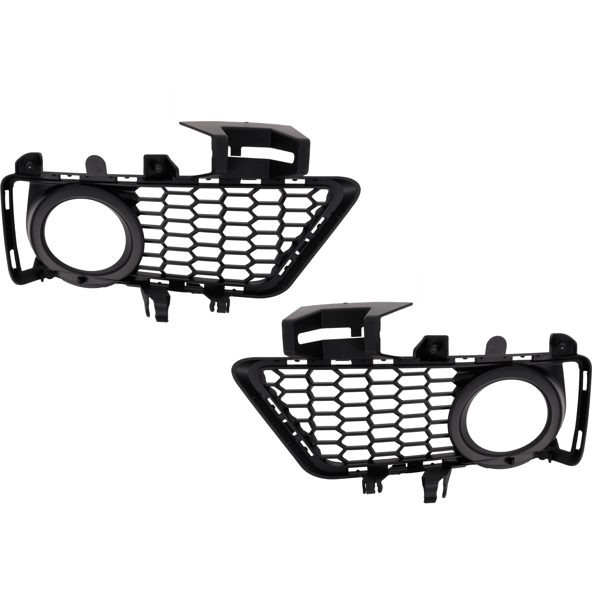 AM 3 SERIES 16-19 FOG LAMP MOLDING RH AND LH Textured Black w M Sport Line 16-18 Sedan Wagon SKU SET RB10810011 Partslink BM1038164 BM1039164 OEM 51118062631-51118062632