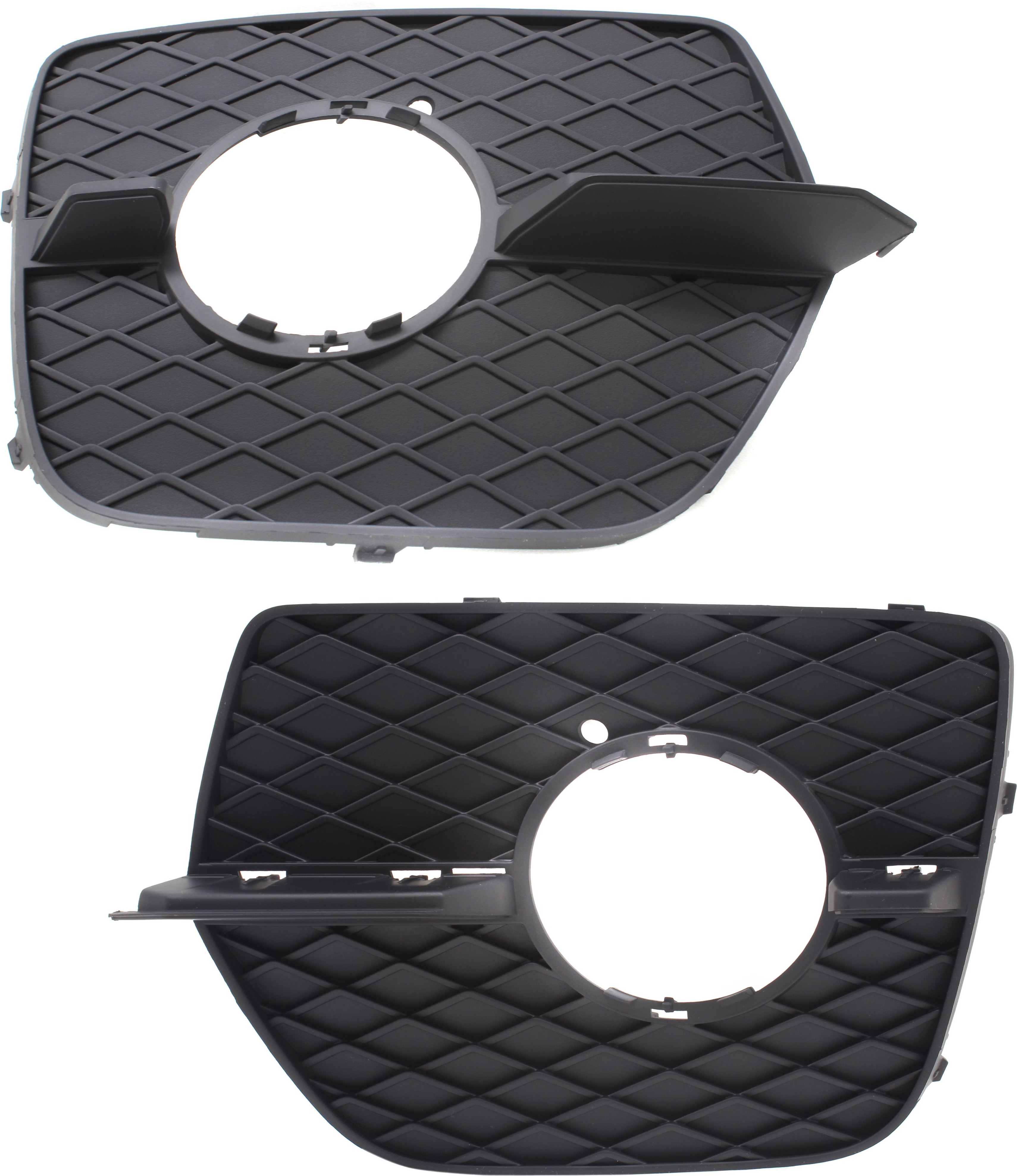 AM X6-08-14 FRONT FOG LAMP MOLDING RH AND LH Textured Black xDrive35i Model SKU SET RB10820001 Partslink BM1039168 BM1038168 OEM 51117188384-51117188383