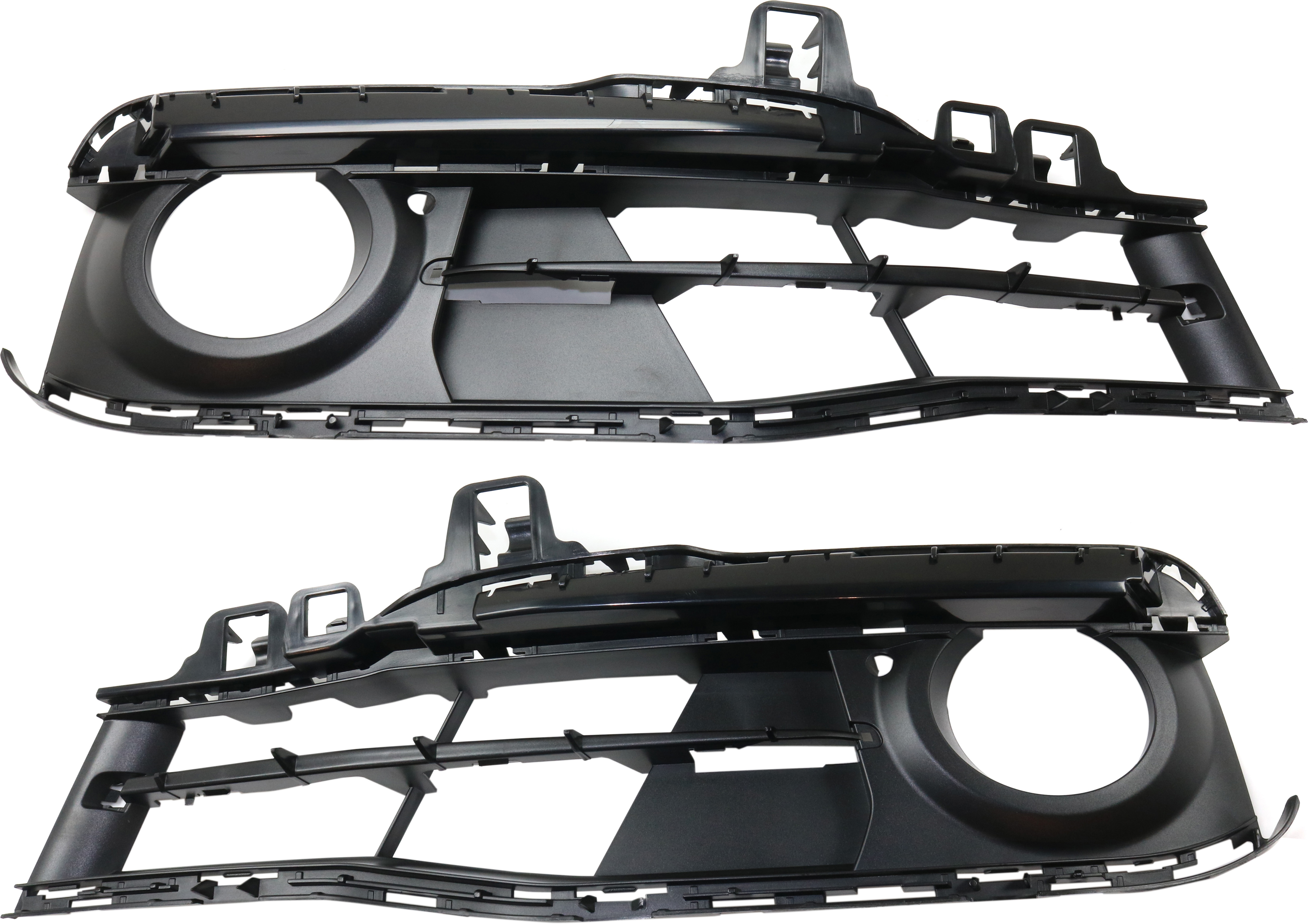 AM 3 SERIES 16-19 FRONT FOG LAMP MOLDING RH AND LH Textured Black SKU SET RB10820003 Partslink BM1039182 BM1038182 OEM 51117396888-51117396887