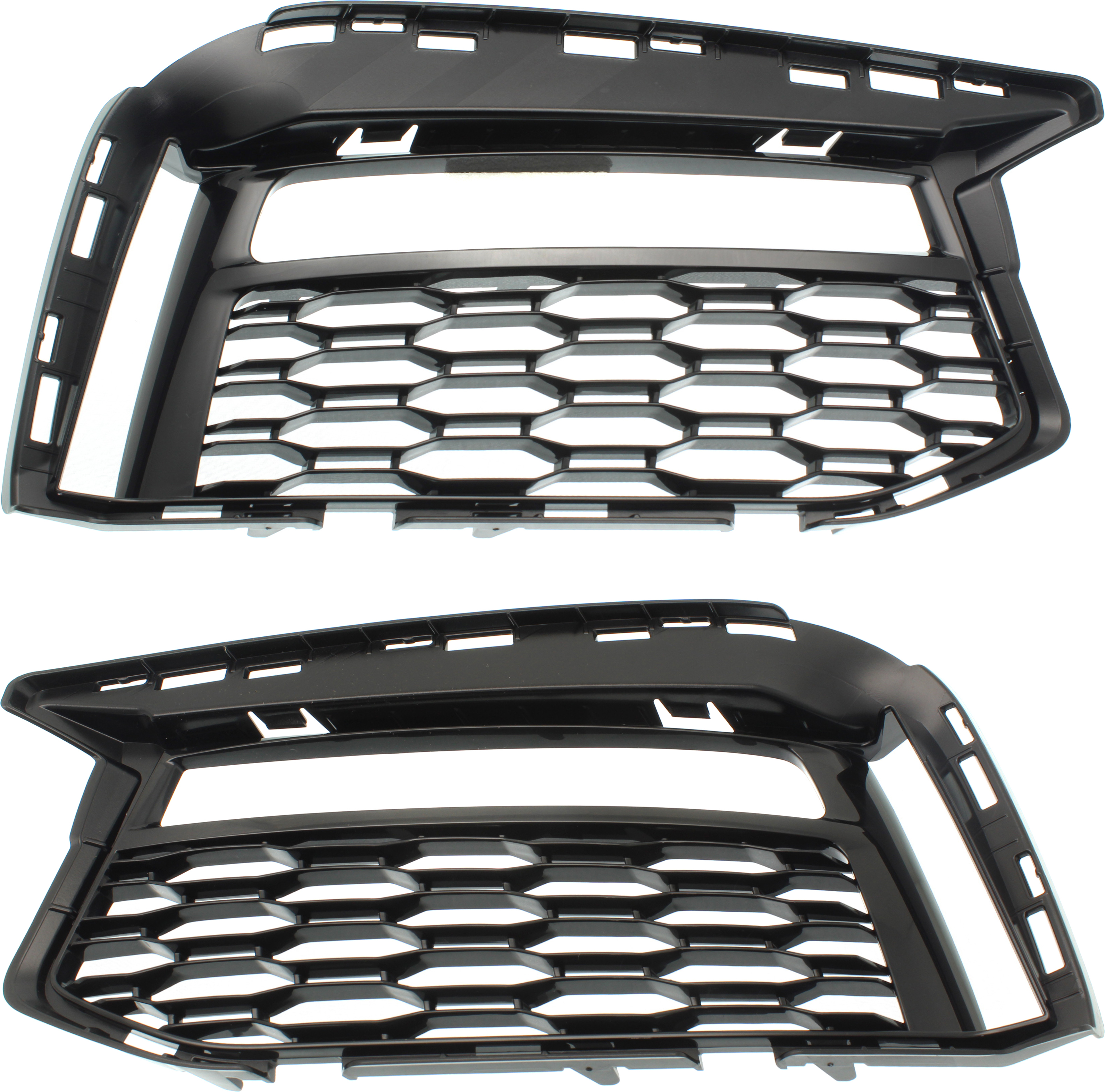 AM 5 SERIES 17-20 FRONT FOG LAMP MOLDING RH AND LH Textured Black Side Grille w M Package SKU SET RB10820013 Partslink BM1039190 BM1038190 OEM 51118064964-51118064963