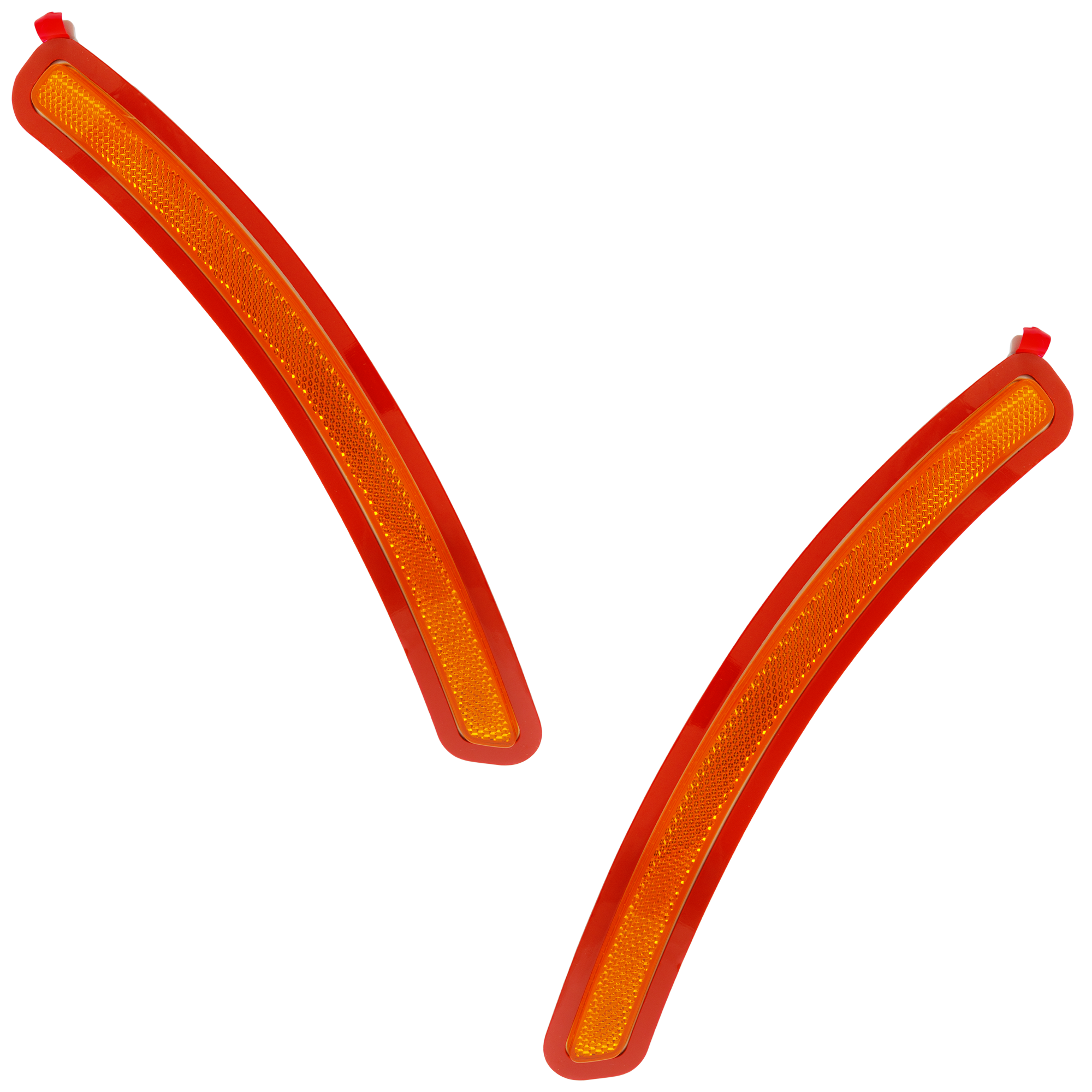 AM X5-19-25 FRONT BUMPER REFLECTOR RH AND LH SKU SET RB11090009 Partslink BM1085111 BM1084111 OEM 63147437080-63147437079