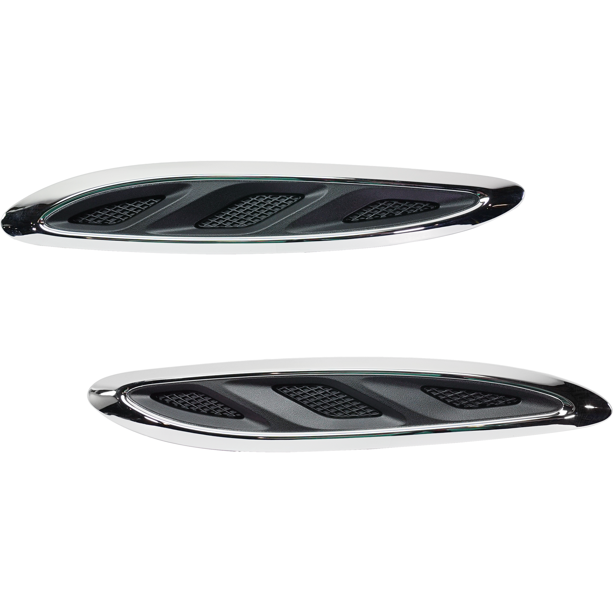 AM ENCLAVE 13-17 HOOD MOLDING RH AND LH Chrome SKU SET RB13210001 Partslink GM1239109 GM1239108 OEM 23142430-23142431