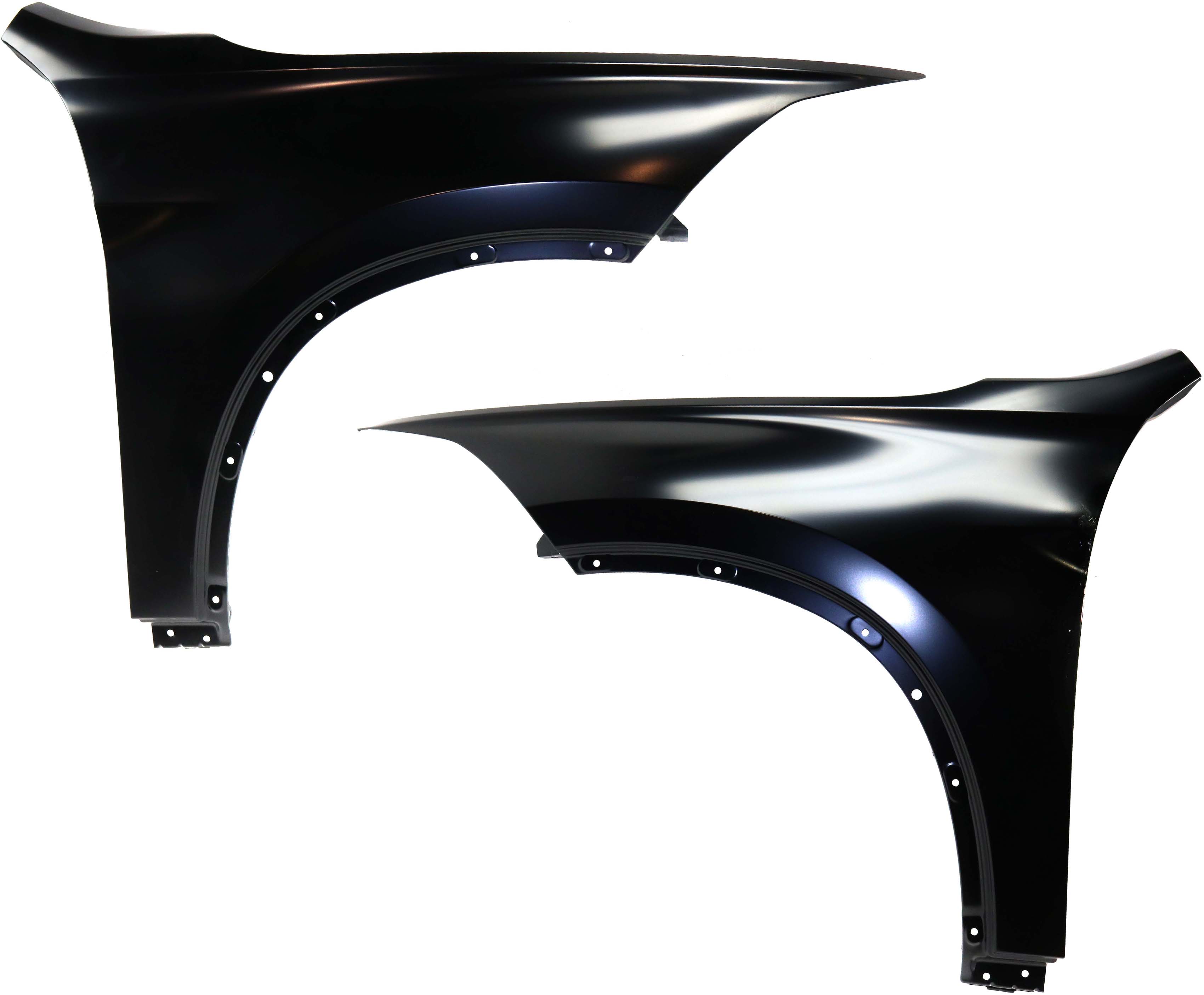 AM X1-16-22 FRONT FENDER RH AND LH Primed Steel SKU SET RB22010005 Partslink BM1241169 BM1240169 OEM 41007427300-41007427299