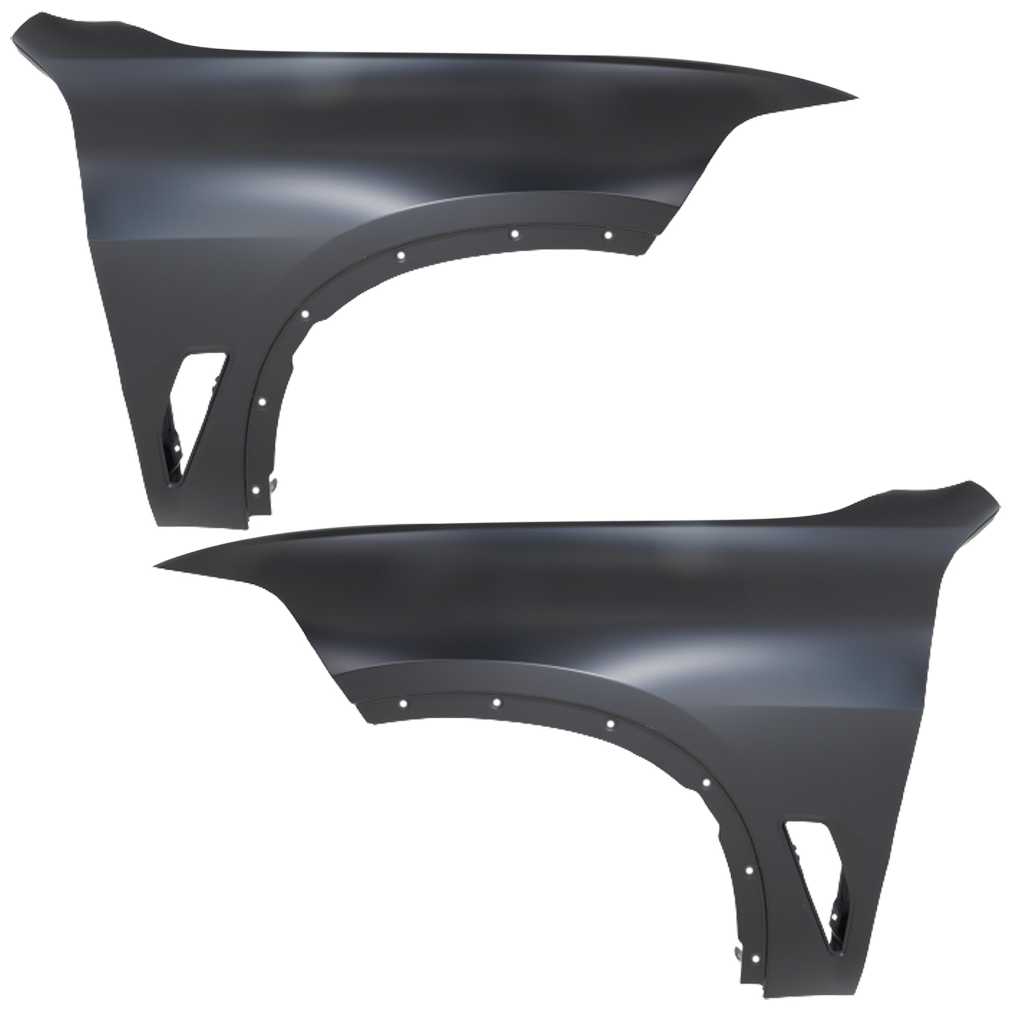 AM X5-19-25 FRONT FENDER RH AND LH Black Steel SKU SET RB22010035 Partslink BM1241175 BM1240175 OEM 41007492364 PFM 41007492363 PF