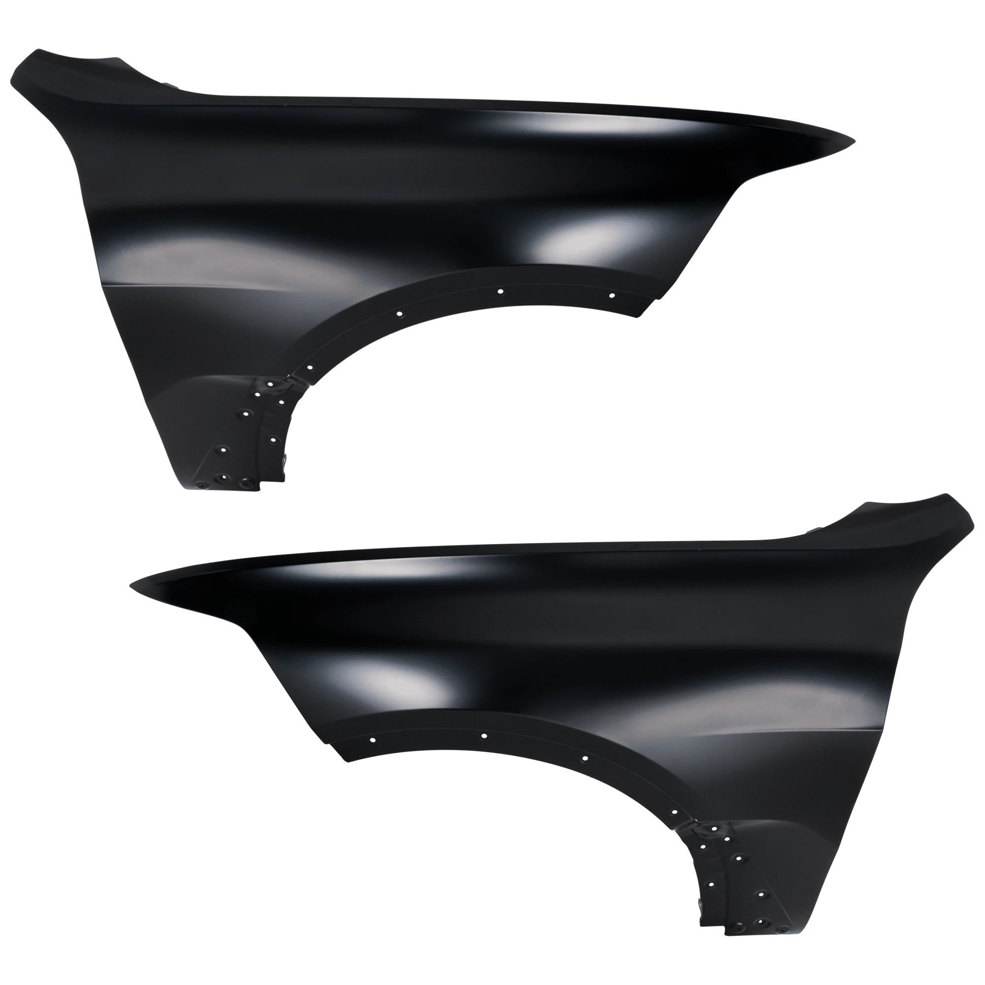 AM X7-19-19 FRONT FENDER RH AND LH Aluminum CAPA SKU SET RB22010037Q Partslink BM1241179C BM1240179C OEM 41007497290-41007497289