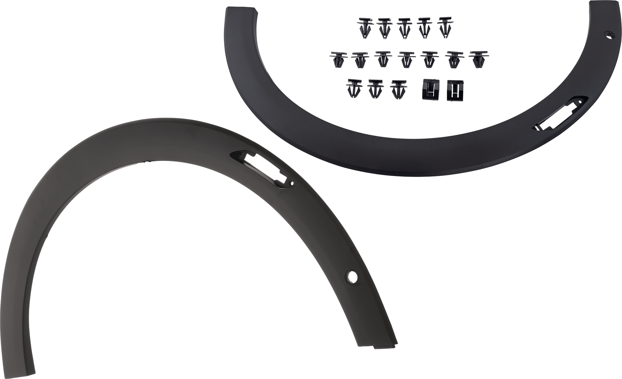 AM ENCORE GX 20-23 FRONT WHEEL OPENING MOLDING RH AND LH Primed w Park Assist Sensor Hole 23-23 To 10-28-23 SKU SET RB22130011 Partslink GM1290267 GM1291267 OEM 42755532-42810423-42755530