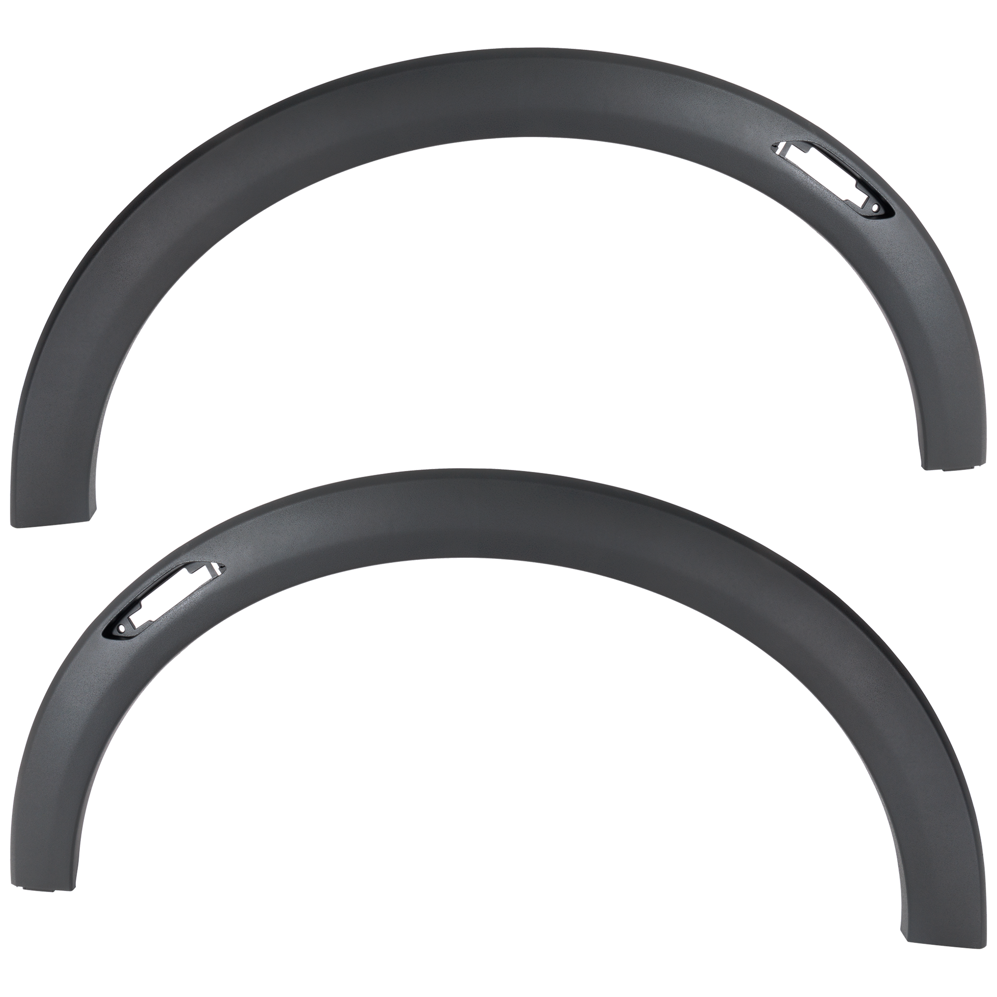 AM ENCORE GX 20-24 FRONT WHEEL OPENING MOLDING RH AND LH Textured Black w o Auto Park Assist SKU SET RB22130015 Partslink GM1290269 GM1291269 OEM 42810400-42755497-42770443-428