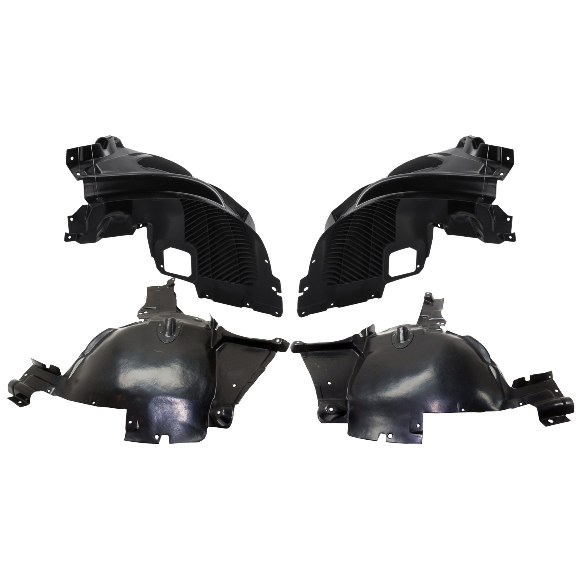 AM X5-14-18 FRONT FENDER LINER RH AND LH Front and Rear Section SKU SET RB22210017-4A