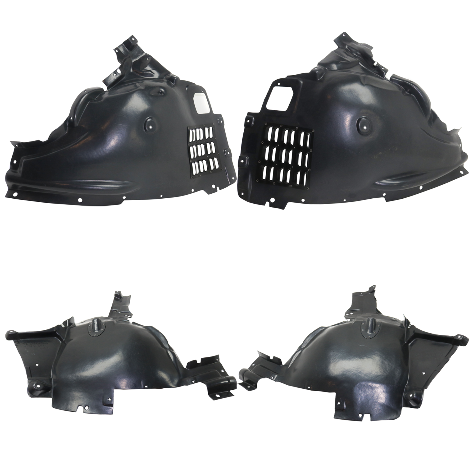 AM X5-14-18 FRONT FENDER LINER RH AND LH Front and Rear Section SKU SET RB22210017-4D