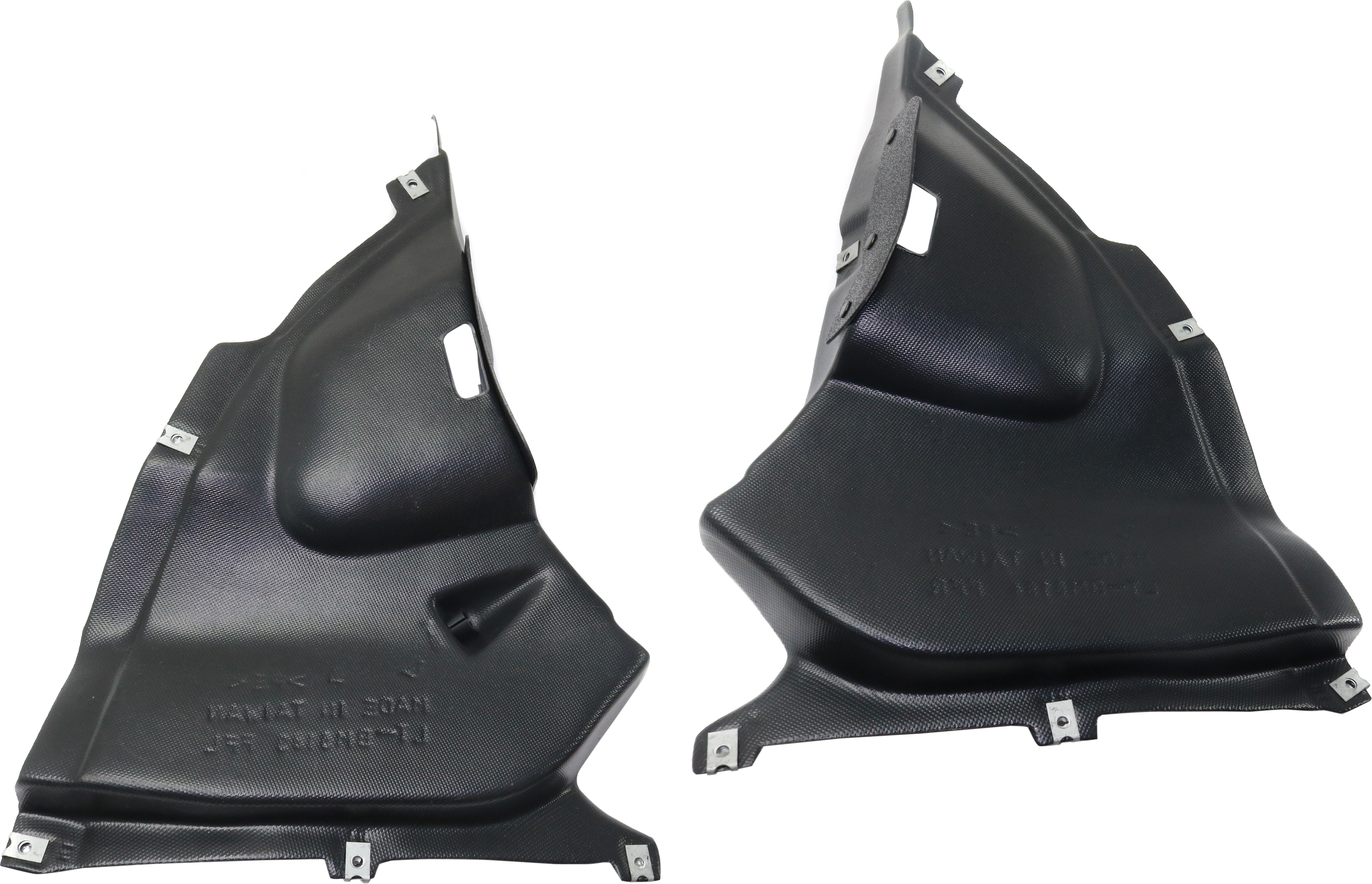 AM 3 SERIES GT 14-19 FRONT FENDER LINER RH AND LH Front Section M Sport Line SKU SET RB22210029 Partslink BM1251136 BM1250130 OEM 51758057326-51758057325