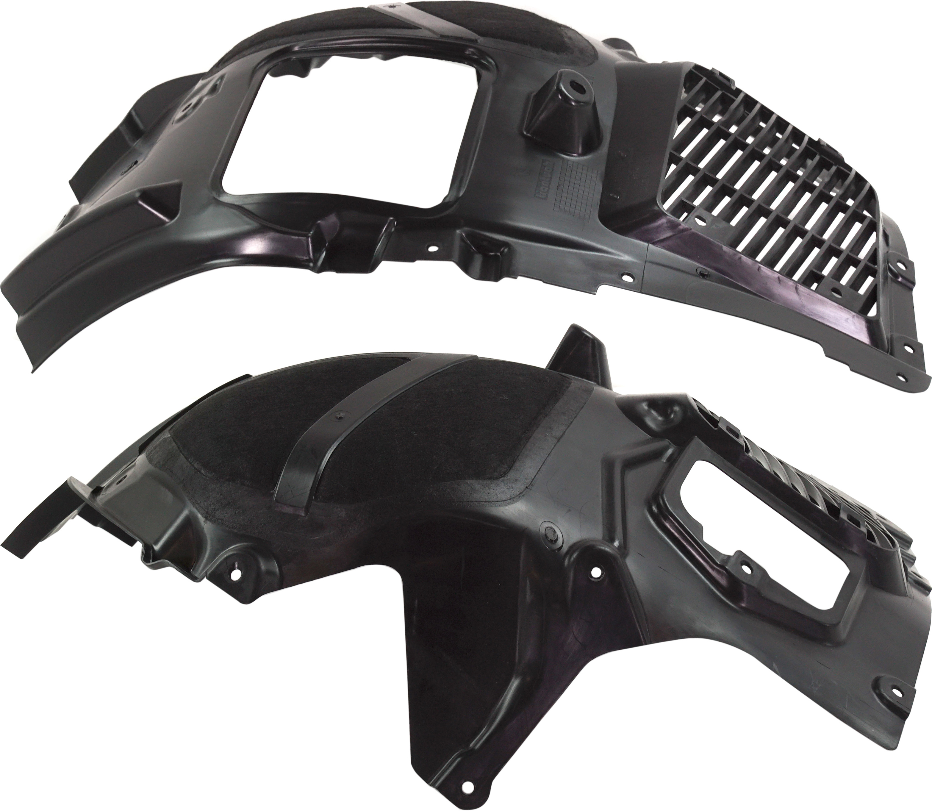 AM 5 SERIES 17-23 FRONT FENDER LINER RH AND LH Middle Section Sedan SKU SET RB22210035 Partslink BM1248157 BM1249157 OEM 51717340785-51717340786