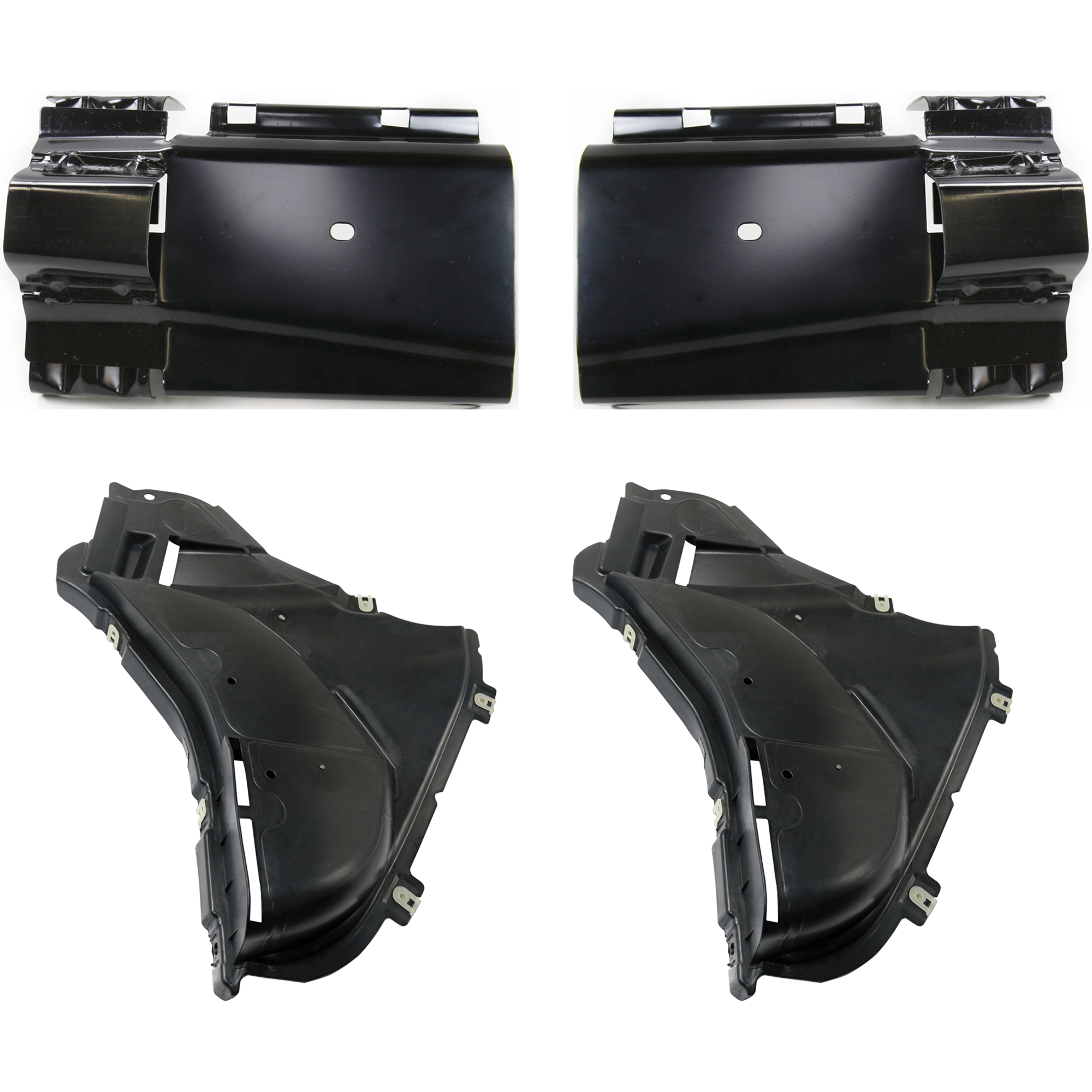 AM 530E 18-20 FRONT FENDER LINER RH AND LH Front and Rear Section SKU SET RB22210037-4A