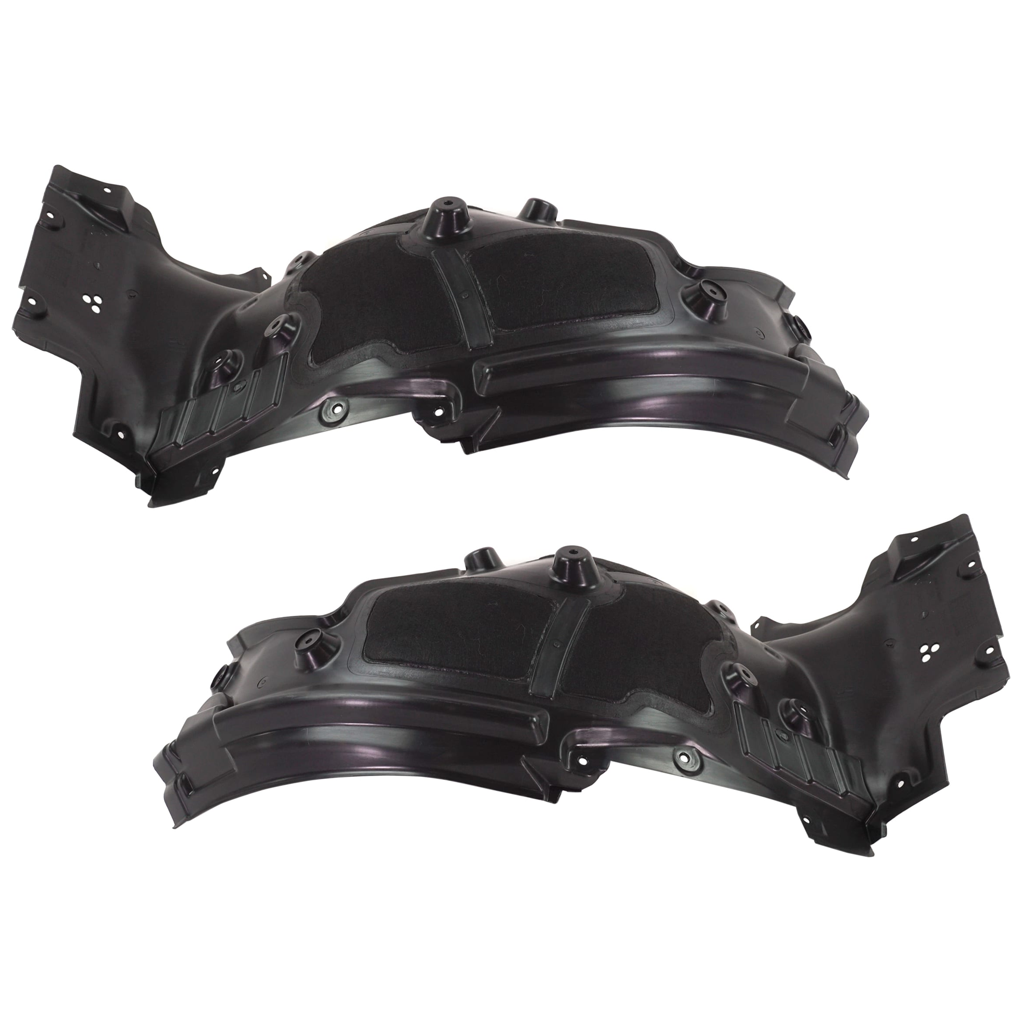AM 5 SERIES 17-23 FRONT FENDER LINER RH AND LH Rear Section Polyethylene terephthalate Injection Form Sedan CAPA SKU SET RB22210037Q Partslink BM1249158C BM1248158C OEM 51717340796-51717340795