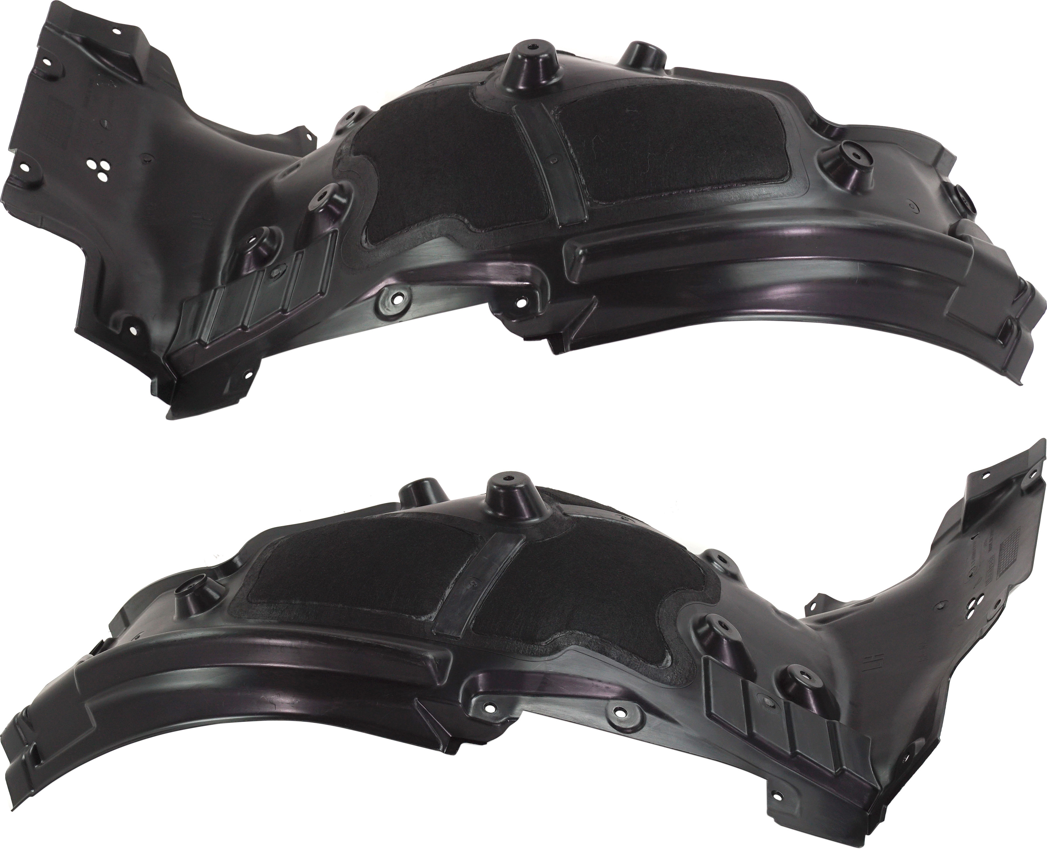AM 5 SERIES 17-23 FRONT FENDER LINER RH AND LH Rear Section Sedan SKU SET RB22210037 Partslink BM1249158 BM1248158 OEM 51717340796-51717340795