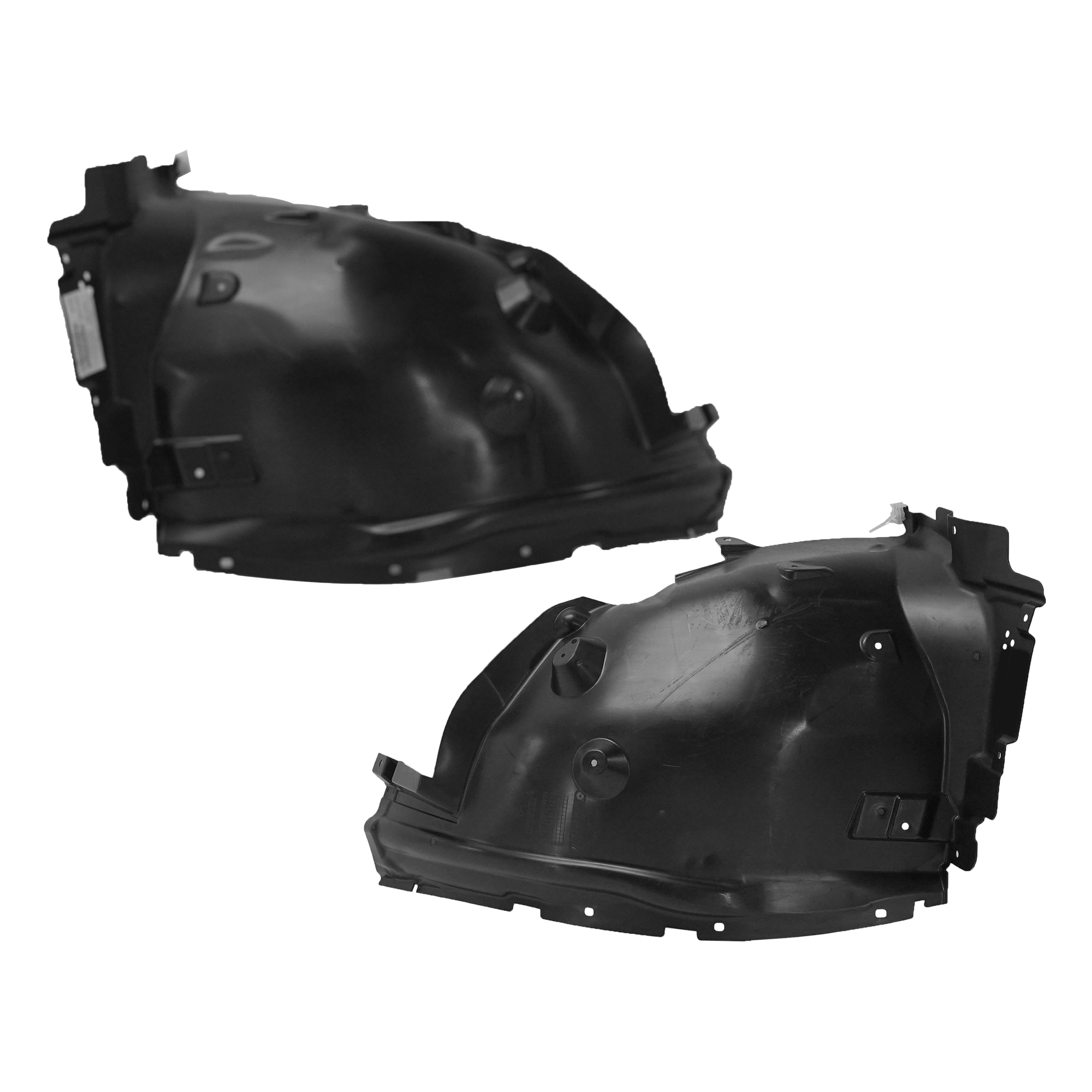 AM X3-18-24 X4-19-24 FRONT FENDER LINER RH AND LH Rear Section 30I M40I Models Injection Form w o Insulation Foam SKU SET RB22210043 Partslink BM1249160 BM1248160 OEM 51717394816-51717394815