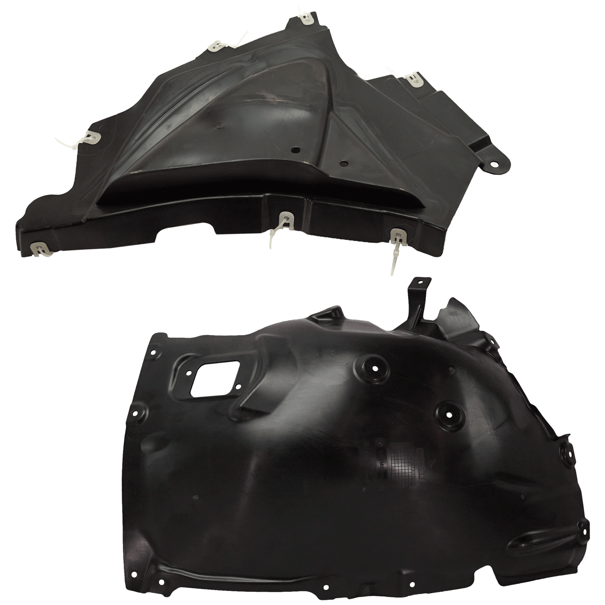 AM 330E 21-24 FRONT FENDER LINER RH AND LH Front Section SKU SET RB22210045 B