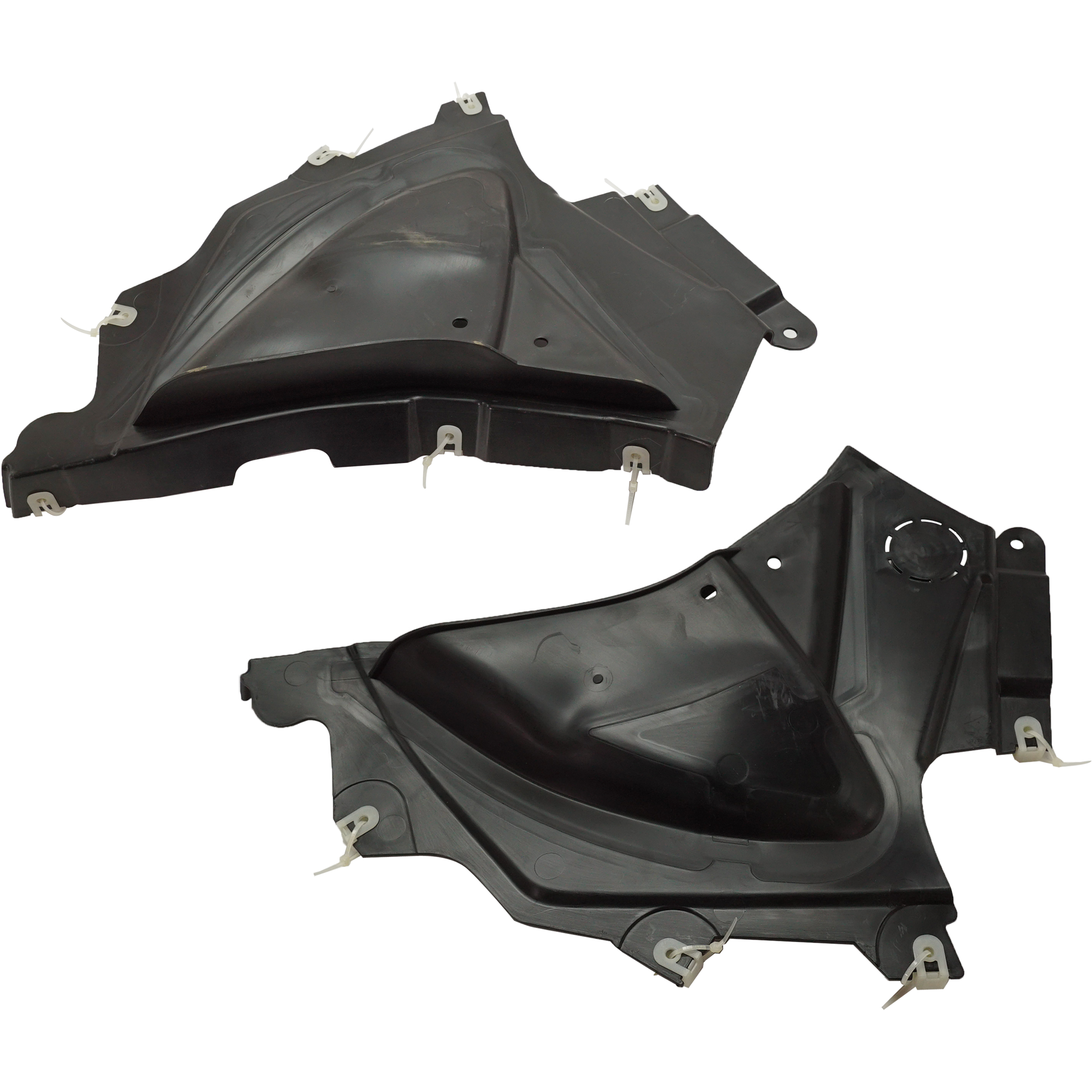 AM 330I 330I XDrive 19-24 FRONT FENDER LINER RH AND LH Front Section Luxury Sport Line w M Sport Package Sedan SKU SET RB22210045 Partslink BM1250137 BM1251137 OEM 51118074891-51118074892