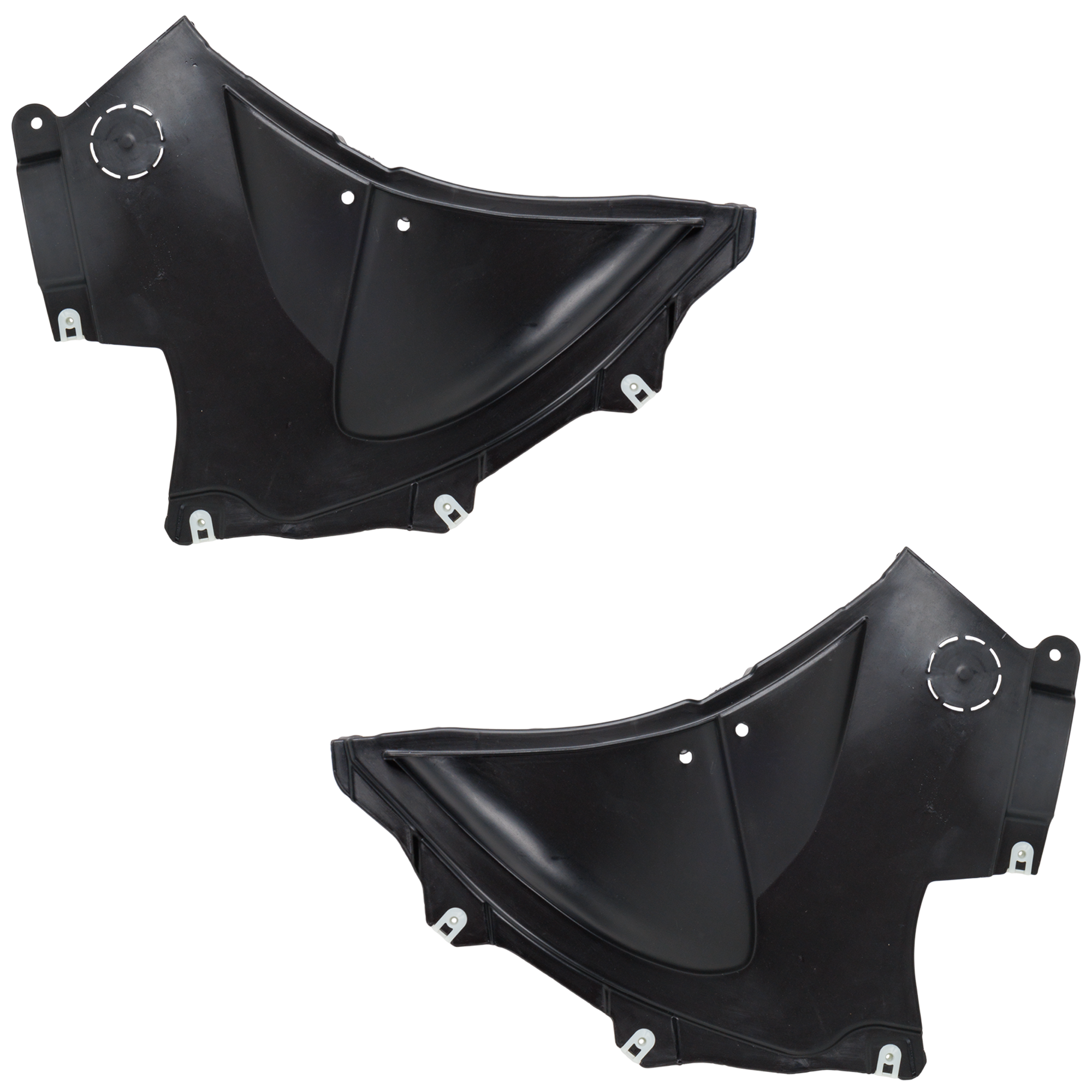 AM 330I 330I XDRIVE 19-24 FRONT FENDER LINER RH AND LH Front Section Sedan Luxury Sport Line w o M Sport Package SKU SET RB22210057 Partslink BM1251141 BM1250141 OEM 51757340862-51757340861