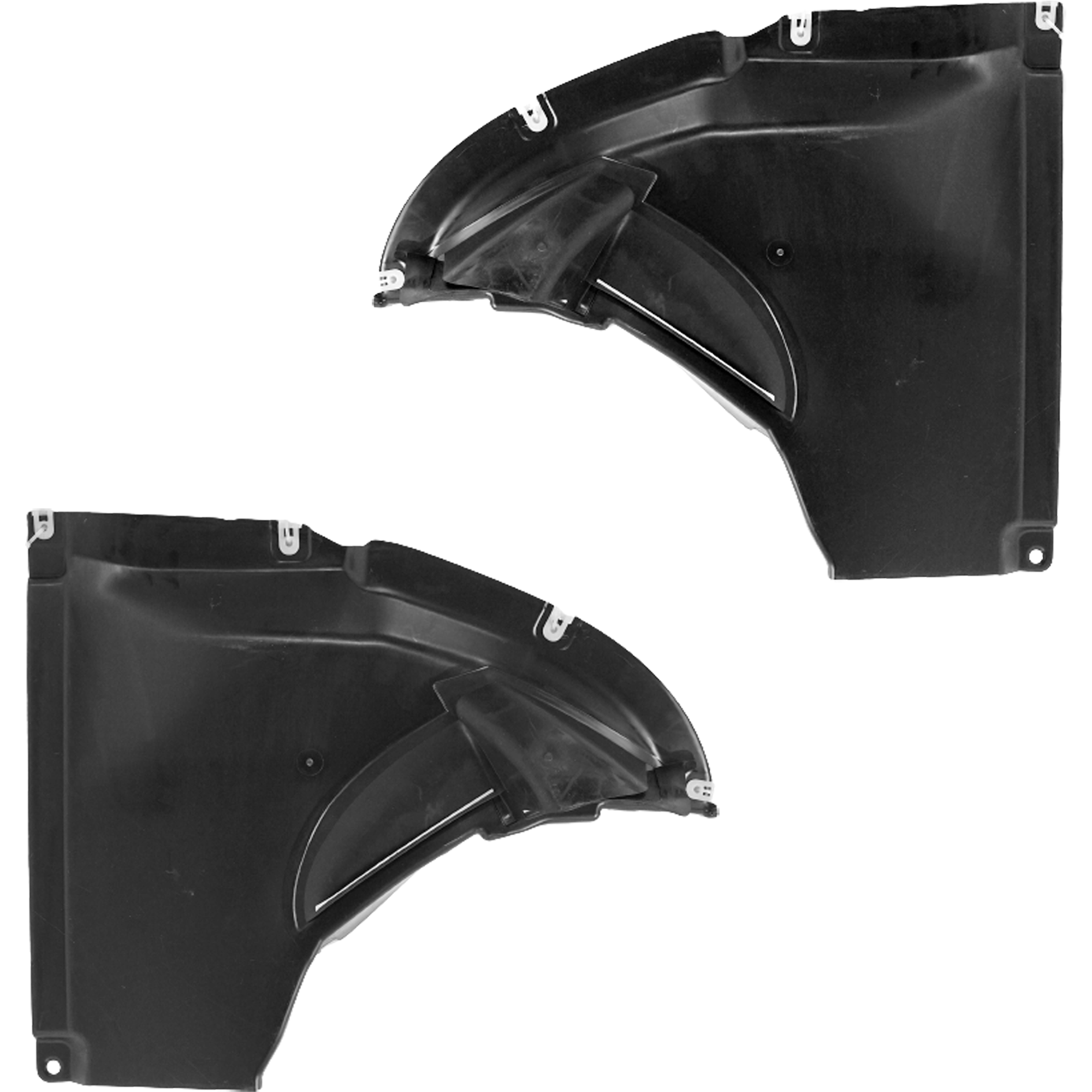 AM X4-19-21 FRONT FENDER LINER RH AND LH Front Section 30i M40i Models CAPA SKU SET RB22210061Q Partslink BM1250139C BM1251139C OEM 51717445679-51717445680
