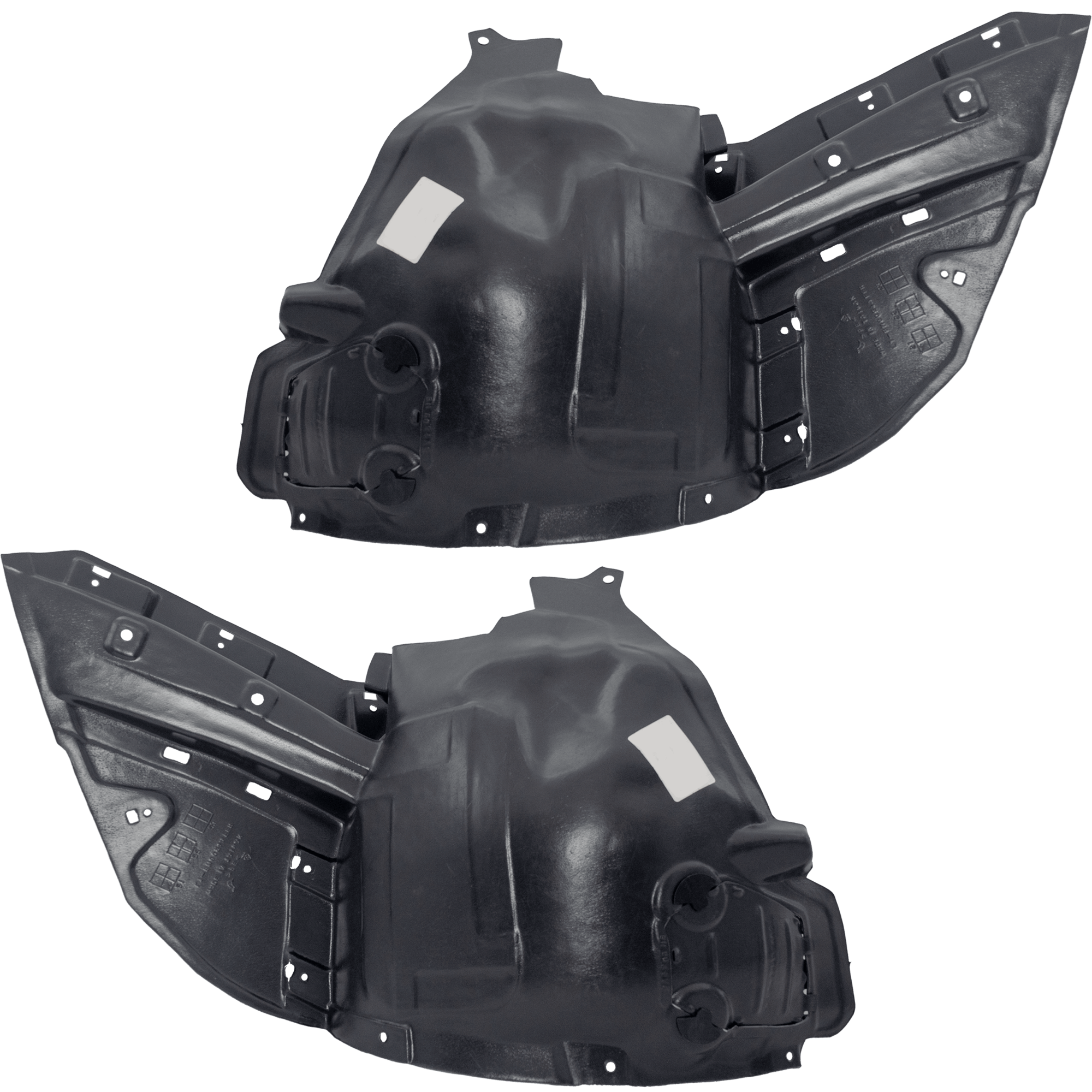 AM Z4-09-16 FRONT FENDER LINER RH AND LH Front Section Plastic Vacuum Form 28I 30I Model SKU SET RB22210079 Partslink BM1248117 BM1249117 OEM 51717199462-51777191029
