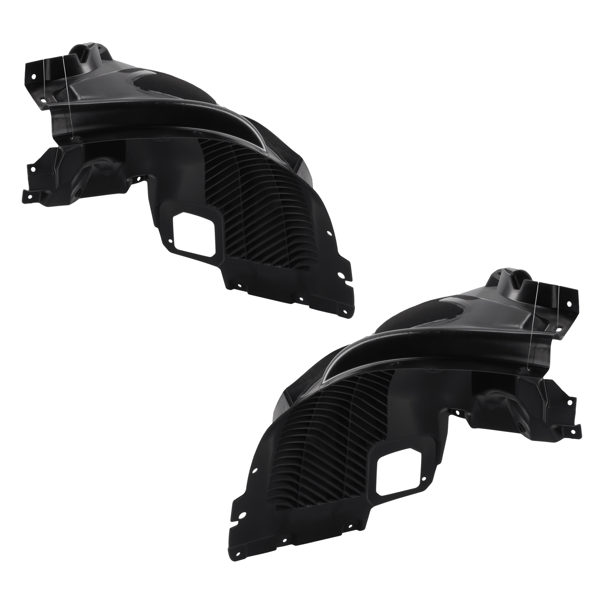 AM X5-14-18 FRONT FENDER LINER RH AND LH Front Section Polypropylene+Polyethylene terephthalate Injection Form CAPA SKU SET RB22210085Q Partslink BM1248149C BM1249149C OEM 51717290853-51717290854