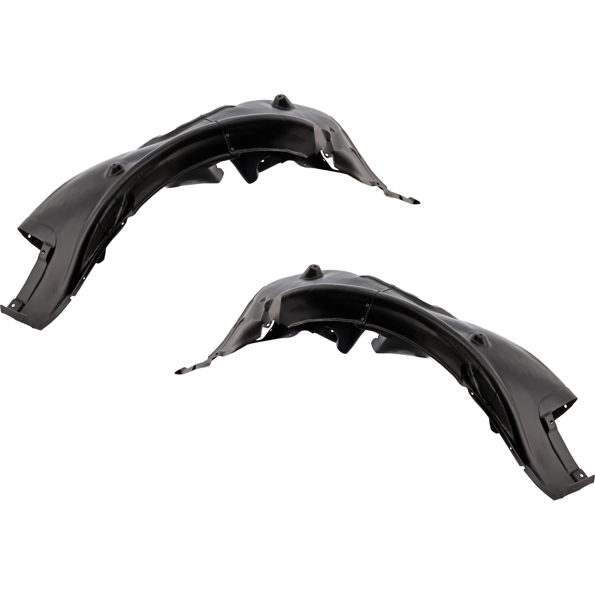 AM 5 SERIES 08-10 FRONT FENDER LINER RH AND LH Front Section Plastic Injection Form Sedan SKU SET RB22210089 Partslink BM1248143 BM1249143 OEM 51717186921-51717186922