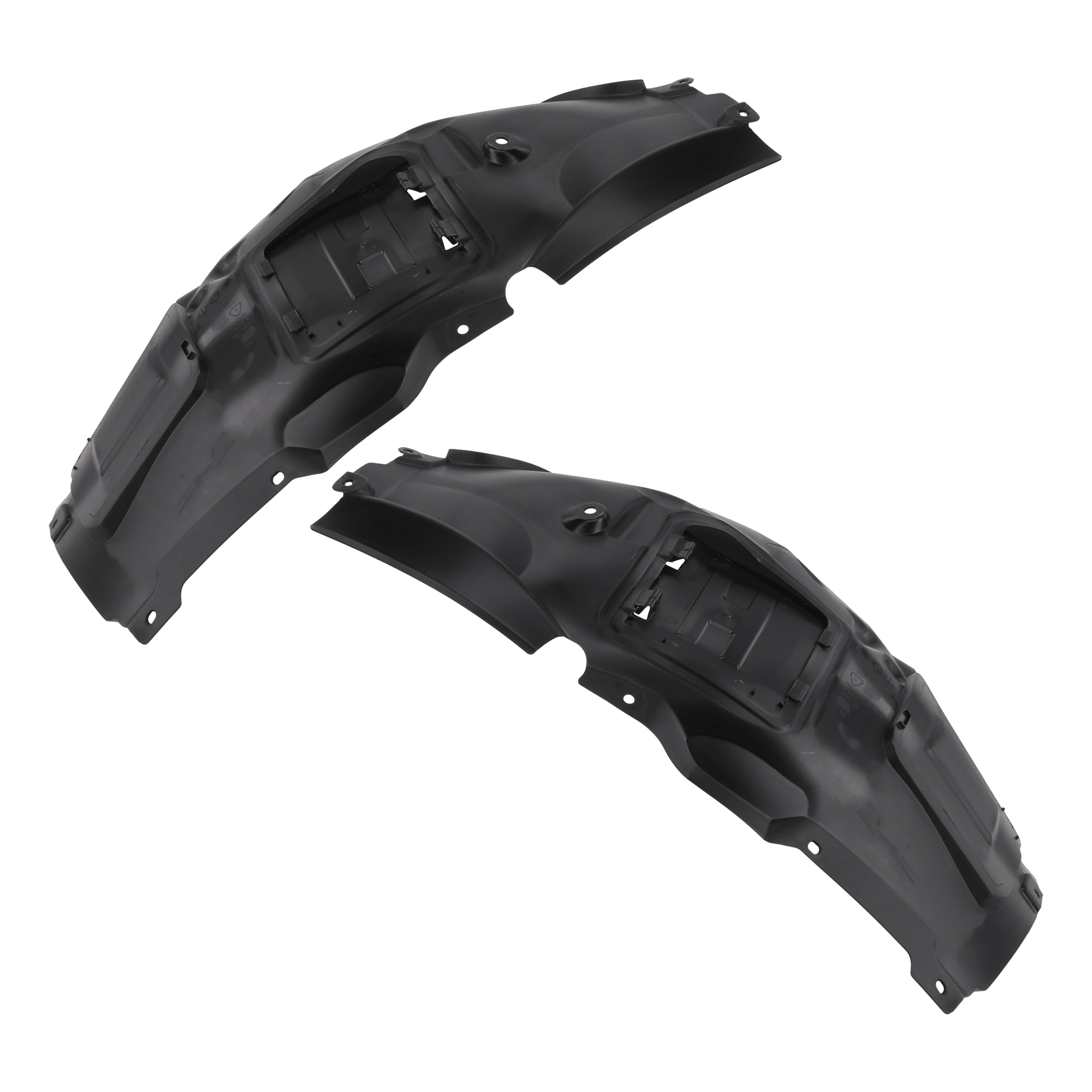 AM 3 SERIES 12-19 FRONT FENDER LINER RH AND LH Front Upper Section Plastic Injection Form Exc. M Sport Line Sedan Wagon CAPA SKU SET RB22210097Q Partslink BM1248131C BM1249131C OEM 51717260725-51717260726