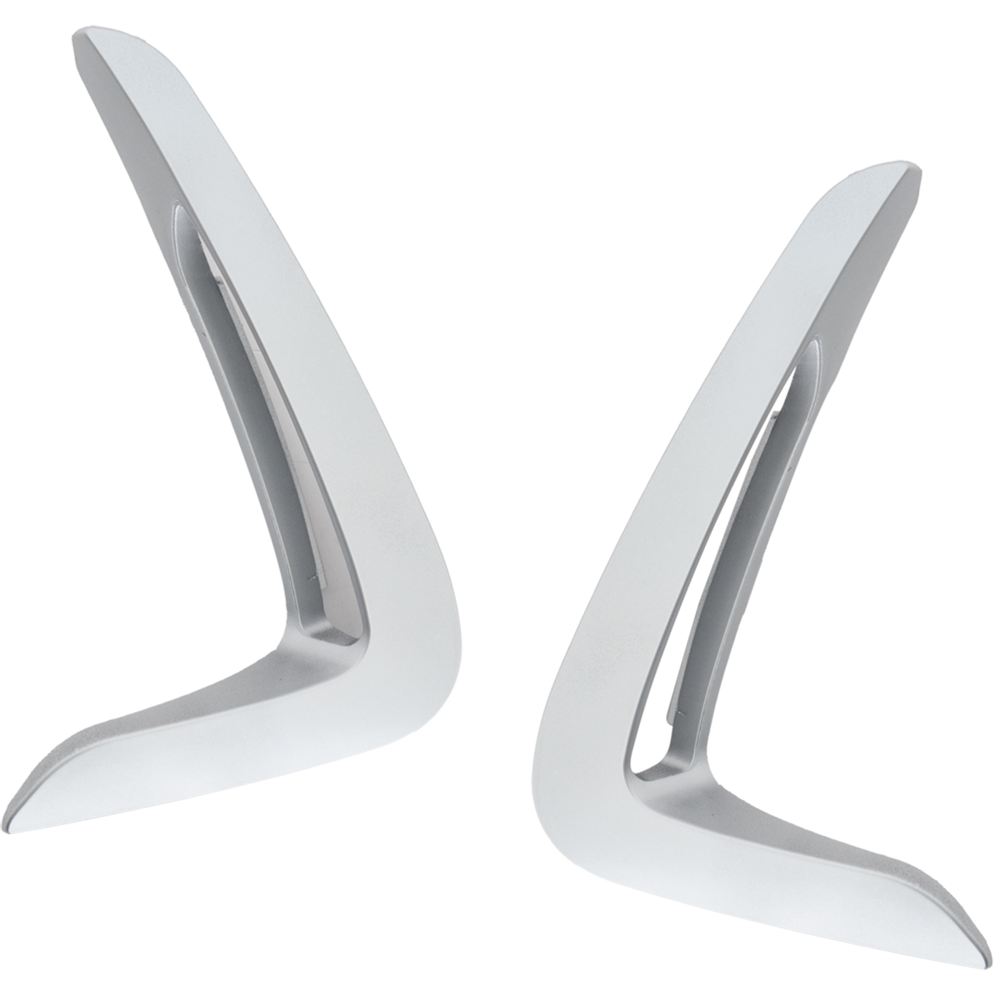 AM 4 SERIES 17-20 FRONT FENDER VENTS RH AND LH Side Vent Trim Chrome 17-20 Coupe Convertible 18-20 Hatchback SKU SET RB22470005 Partslink BM1266111 BM1267111 OEM 51747465291-51747465292