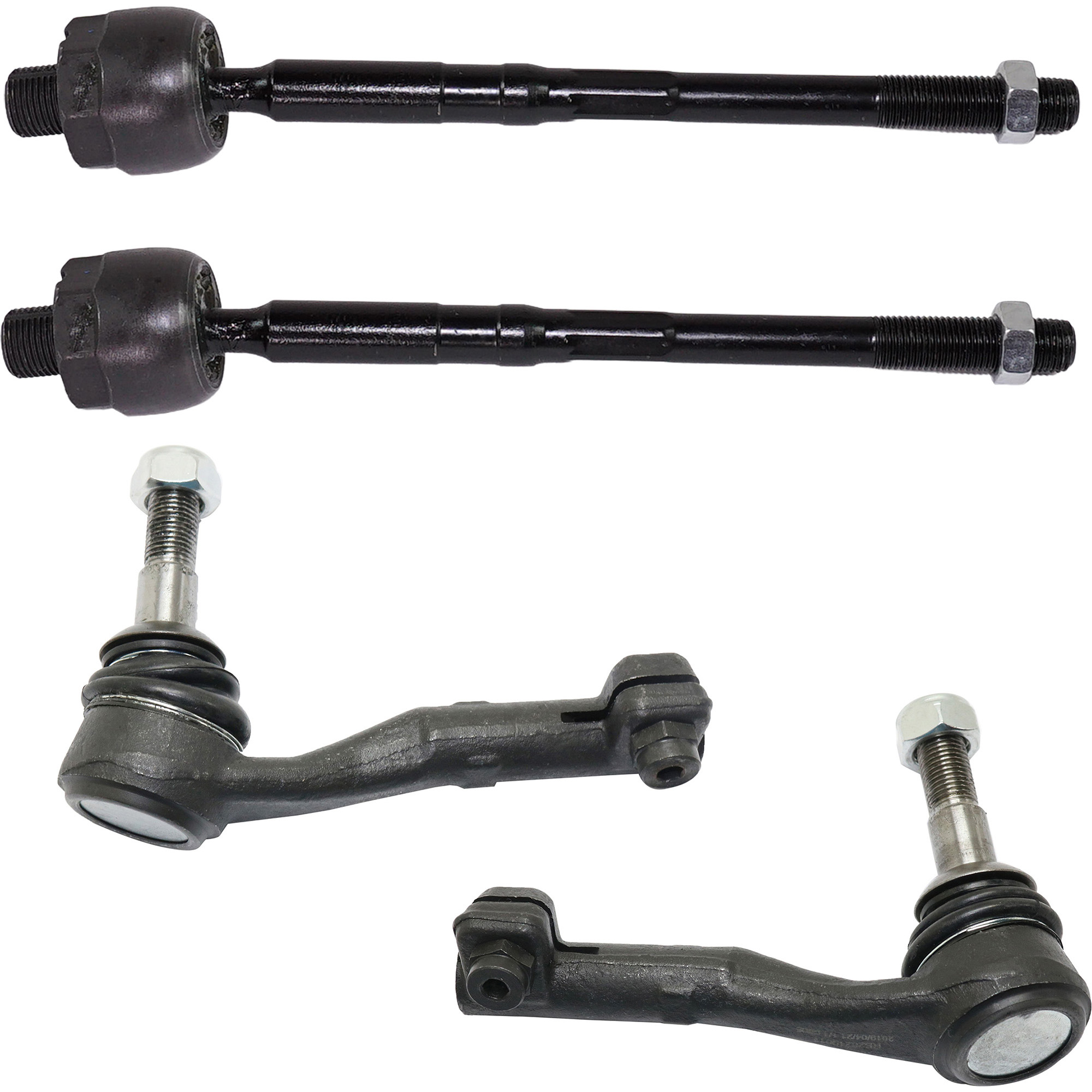 AM 3 SERIES 06-13 Z4-09-16 FRONT TIE ROD RH AND LH Inner and Outer Set of 4 SKU SET RB28210011-4 OEM 3-210-676-778-132-100-000-000-000-000