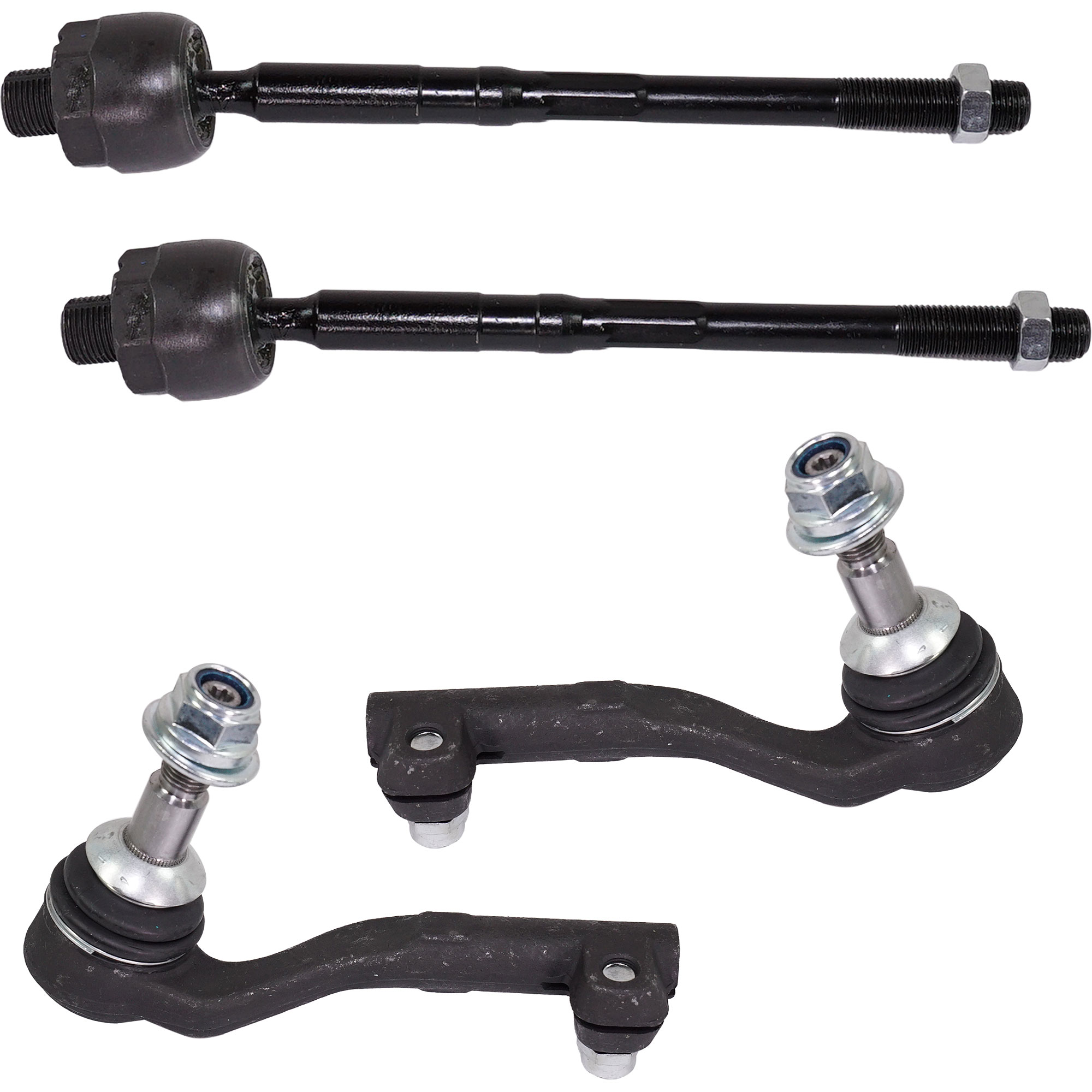 AM 328I 335I 12-13 FRONT TIE ROD RH AND LH Inner and Outer Set of 4 SKU SET RB28210013-4 OEM 3-210-679-996-632-100-000-000-000-000