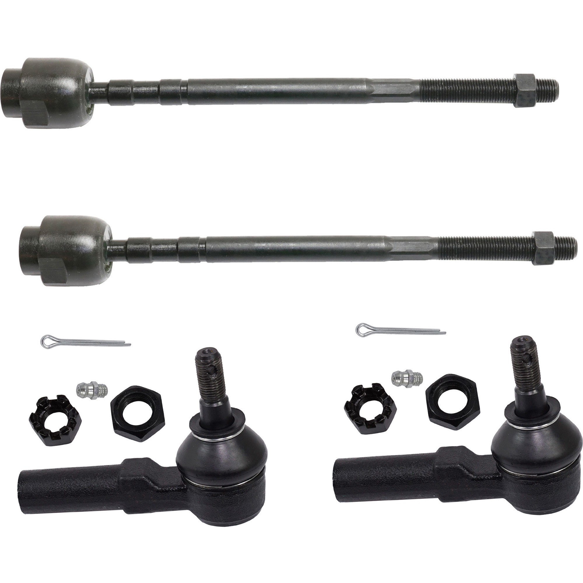 AM CENTURY SILHOUETTE TRANS SPORT 93-96 FRONT TIE ROD END RH AND LH Inner and Outer SKU SET RB28210017-4 OEM 382048-2692937-2692987-4011600