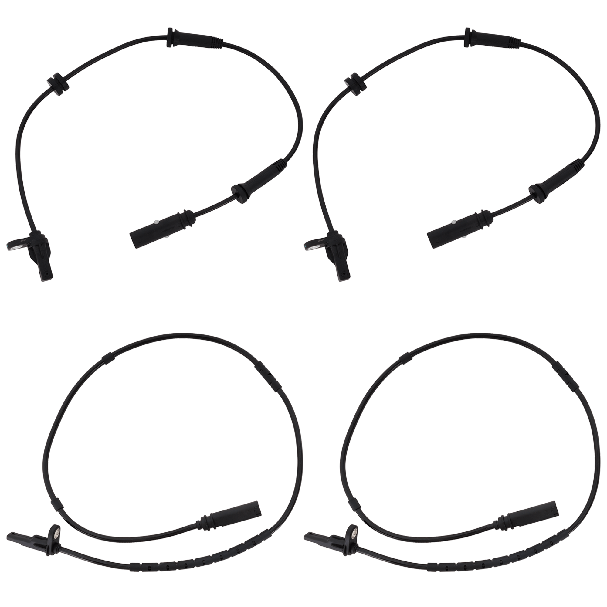 AM 230I 17-19 FRONT AND REAR ABS SPEED SENSOR RH AND LH SKU SET RB31080018 A