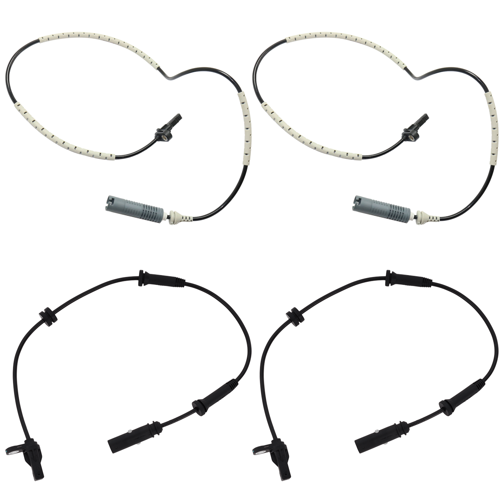 AM 335I 12-12 FRONT AND REAR ABS SPEED SENSOR RH AND LH SKU SET RB31080018 B