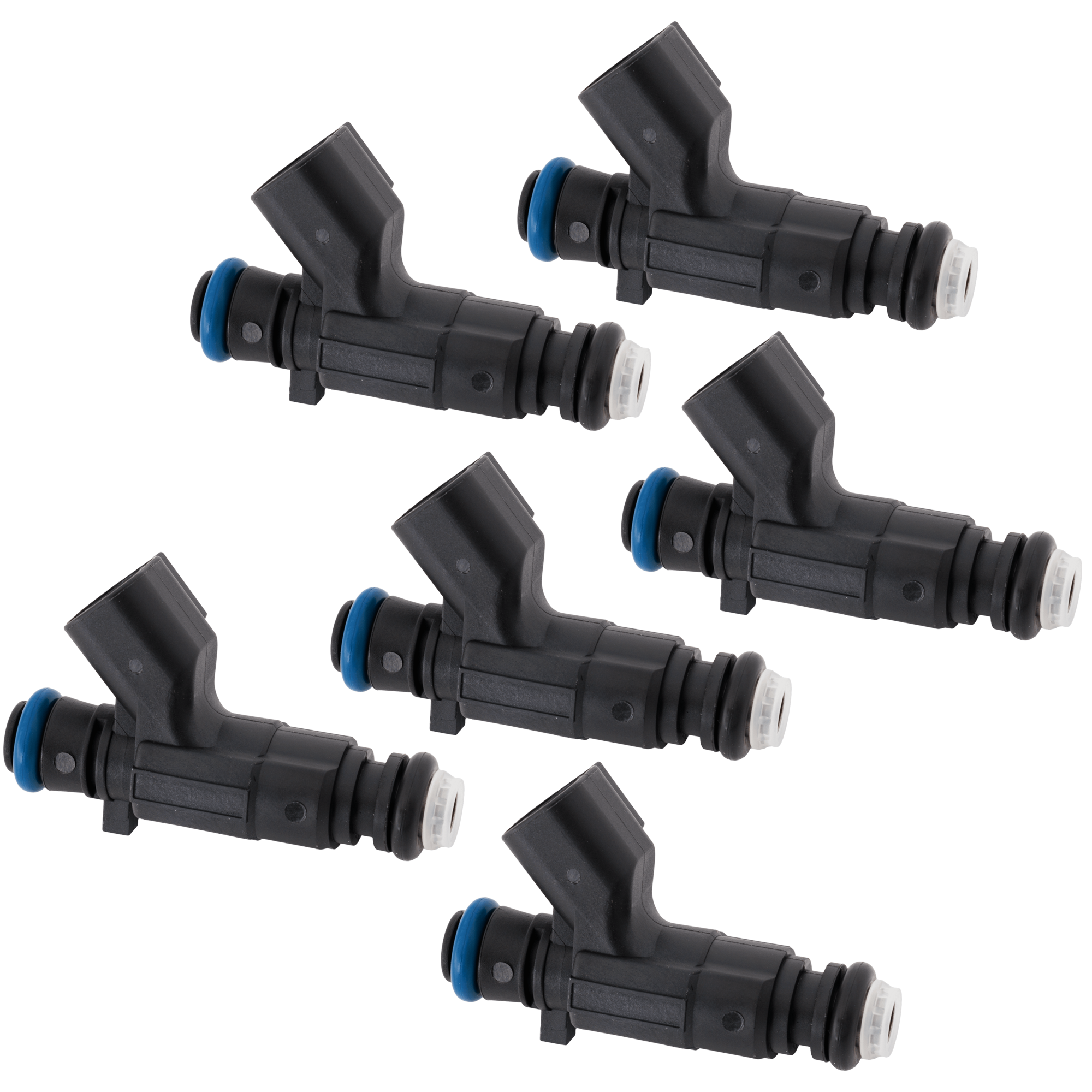 AM ALLURE 05-08 LACROSSE 05-08 FUEL INJECTOR GAS 2 Male Blade Terminal Top Feed System Type Set of 6 SKU SET RB31430001-6 OEM 12571159
