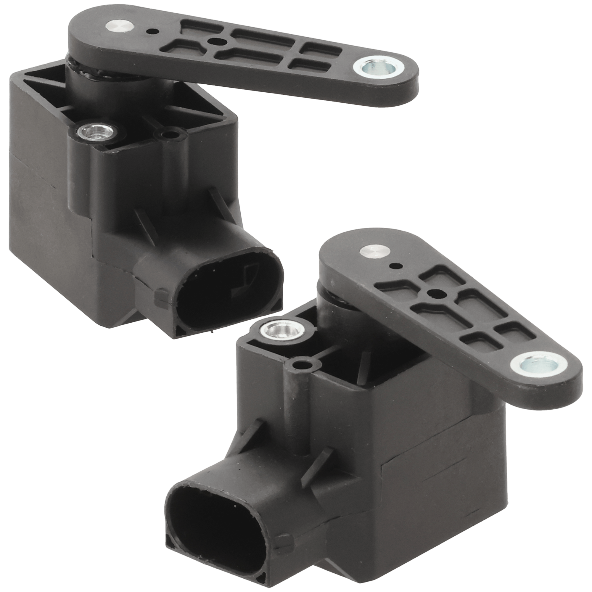 AM X5-00-06 REAR AIR SUSPENSION SENSOR RH AND LH Black Plastic SKU SET RB32830003 OEM 37146754921-37146755045