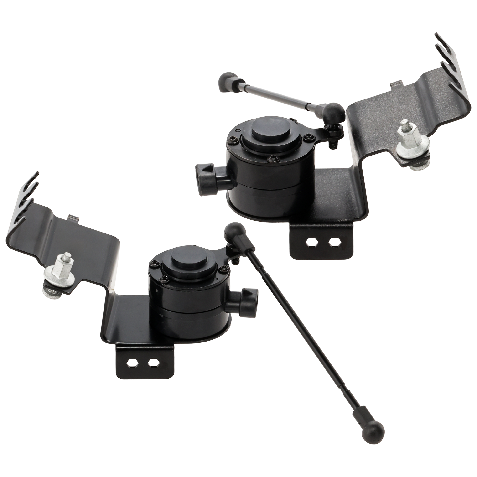 AM LUCERNE DTS 06-11 FRONT SUSPENSION RIDE HEIGHT SENSOR RH AND LH 11.75 in. L x 3.25 in. W x 4.25 in. H Overall Size Plastic Material F R Wheel Well Mount Location Black Plastic SKU SET RB32840001 OEM 25767359-25767360