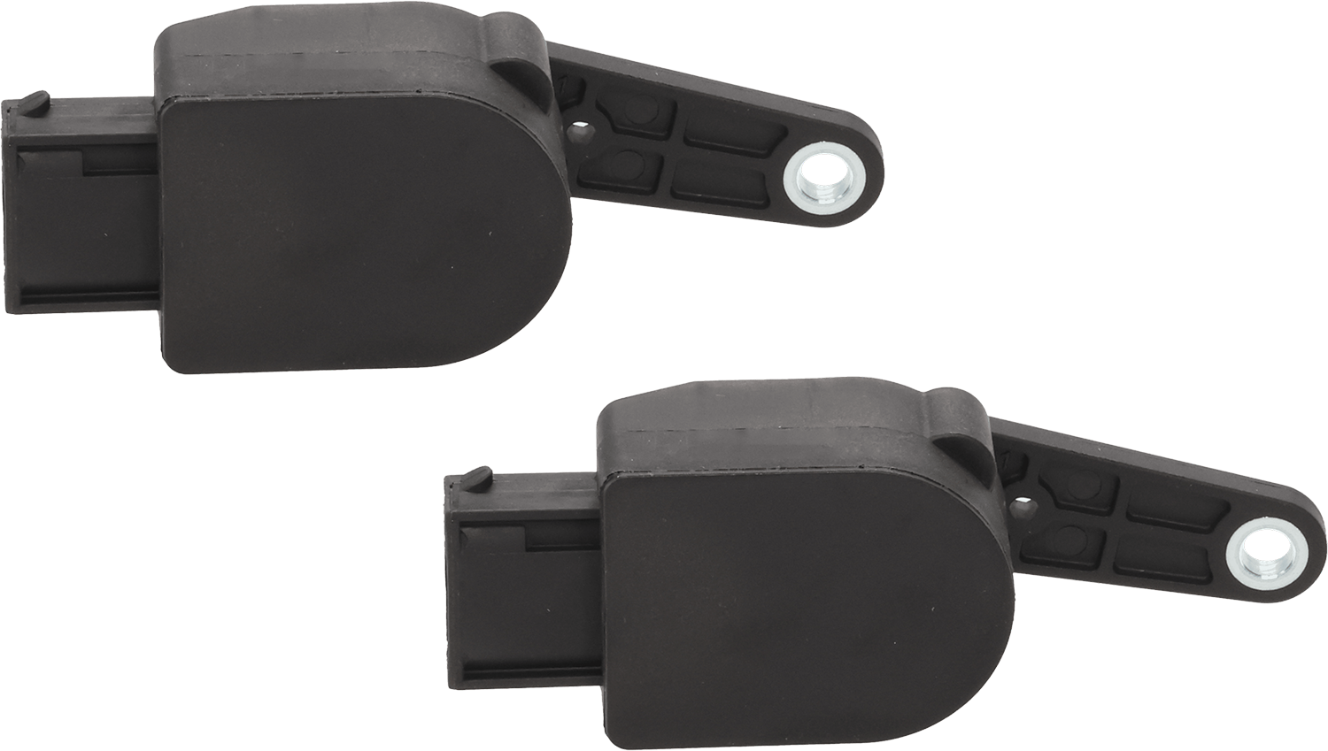 AM 750I XDRIVE 750LI XDRIVE 10-22 FRONT OR REAR SUSPENSION RIDE HEIGHT SENSOR RH AND LH Black Plastic SKU SET RB38240002-2