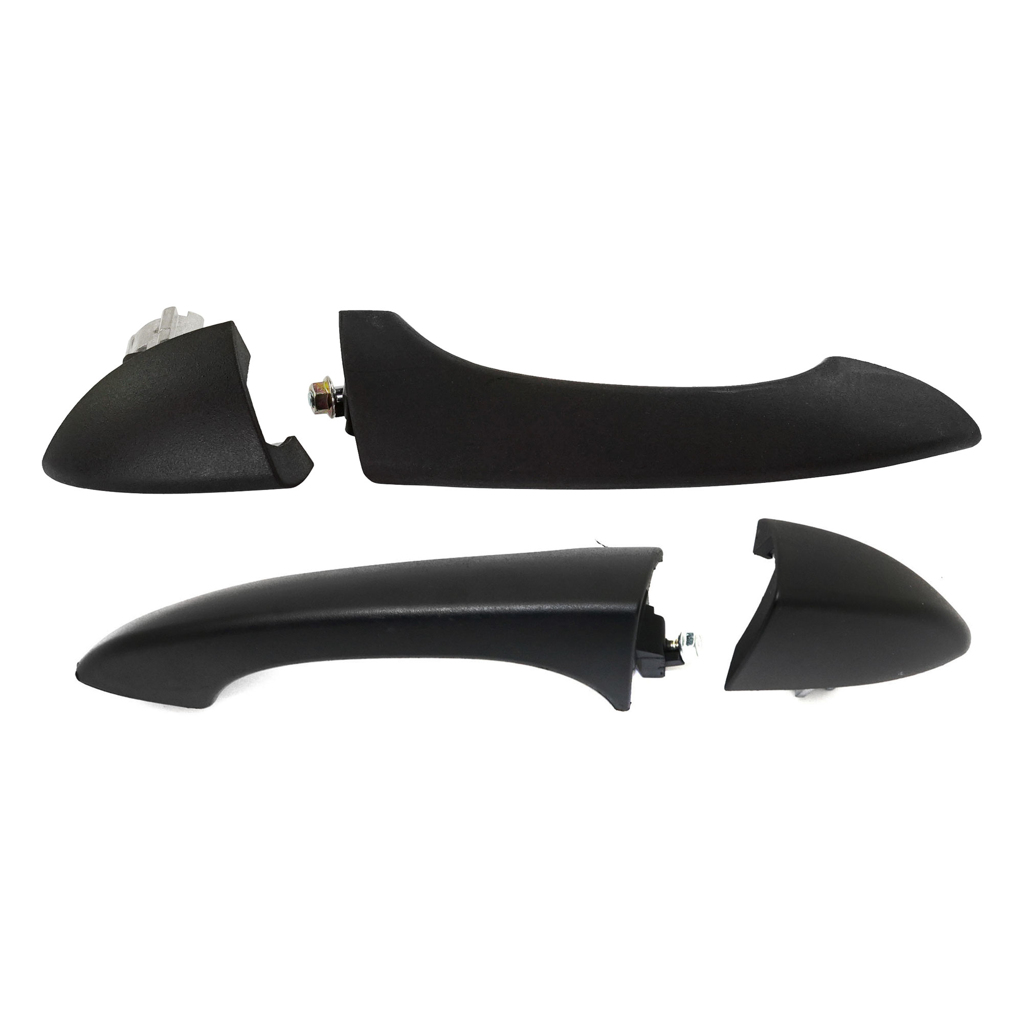AM X5-00-06 FRONT EXTERIOR DOOR HANDLE RH AND LH Textured Black w Button Cover =REAR RH And LH SKU SET RB46260001A OEM 51218243618-51218243626-512182