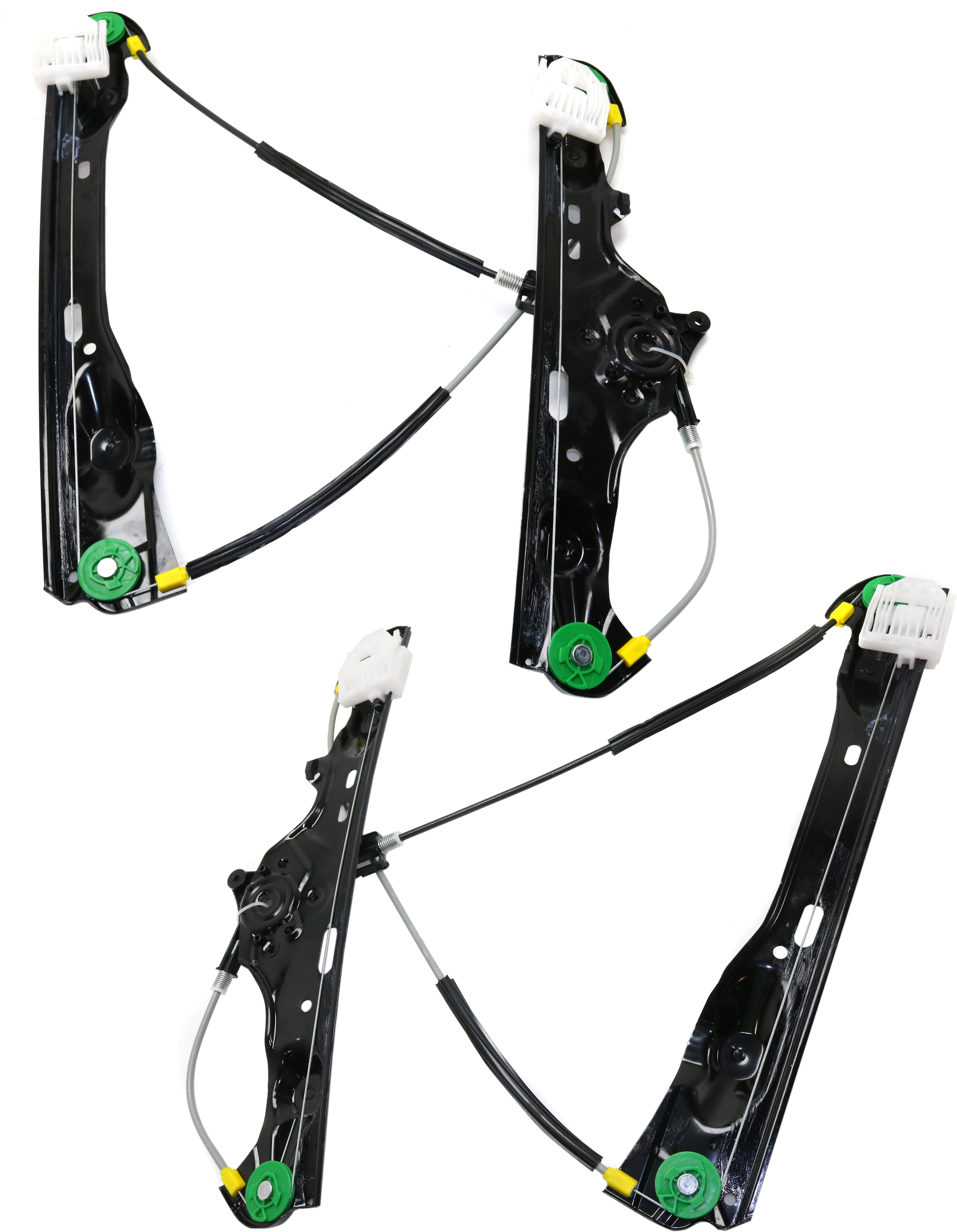 AM X1-12-15 FRONT WINDOW REGULATOR RH AND LH Power w o Motor SKU SET RB46290001 OEM 51332990386-51332990385