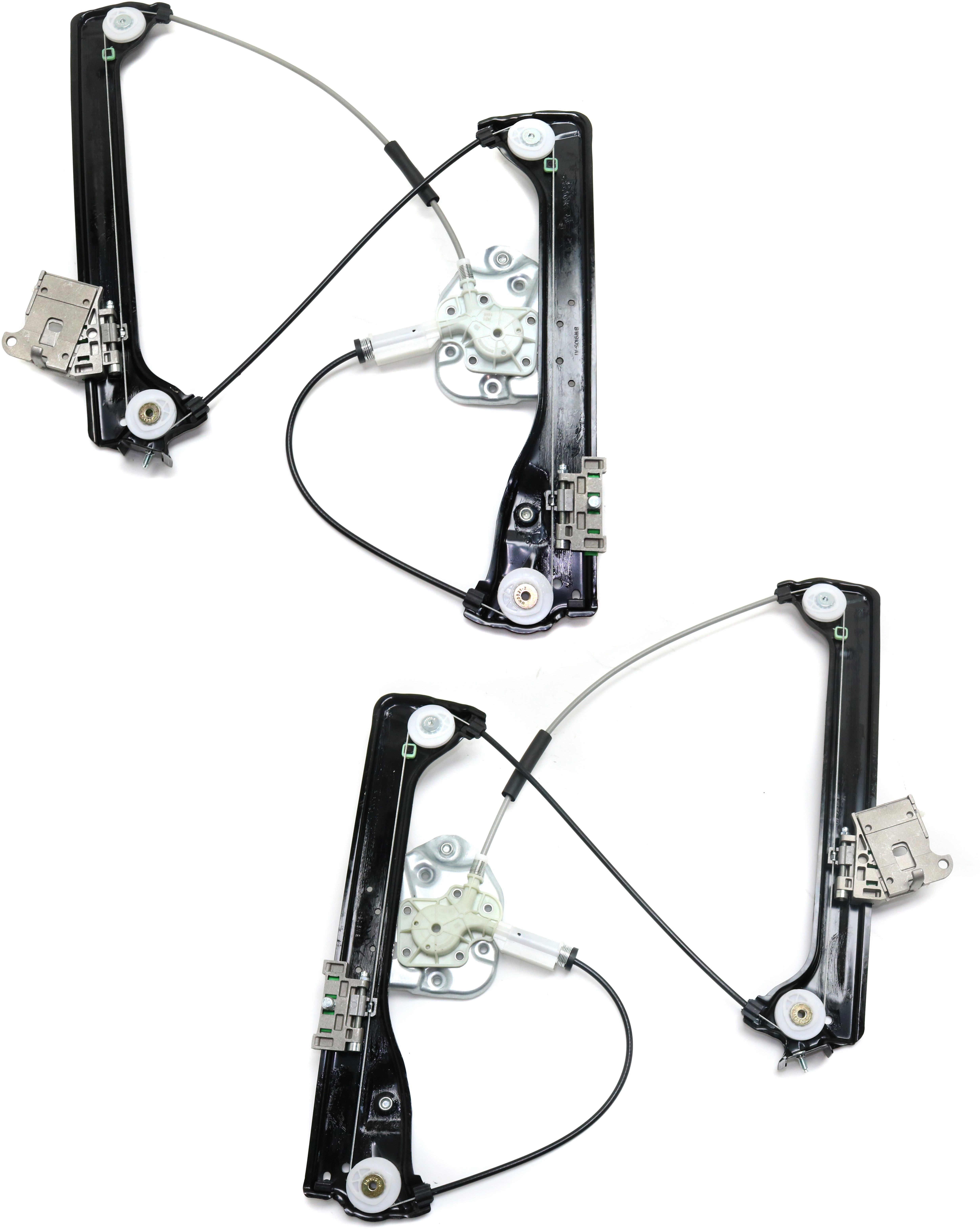 AM Z4-03-08 FRONT WINDOW REGULATOR RH AND LH Power w o Motor SKU SET RB46290009 OEM 51337198910-51337198909