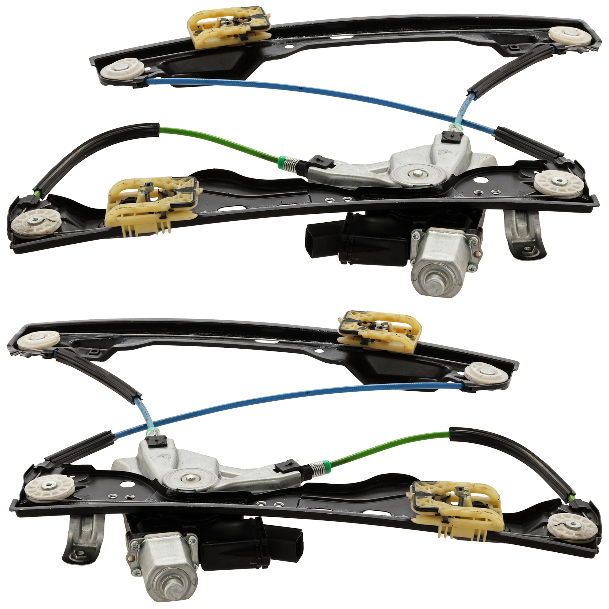AM VERANO 12-17 FRONT WINDOW REGULATOR RH AND LH Power w Motor SKU SET RB46290043 OEM 13350759-23119911-13350757