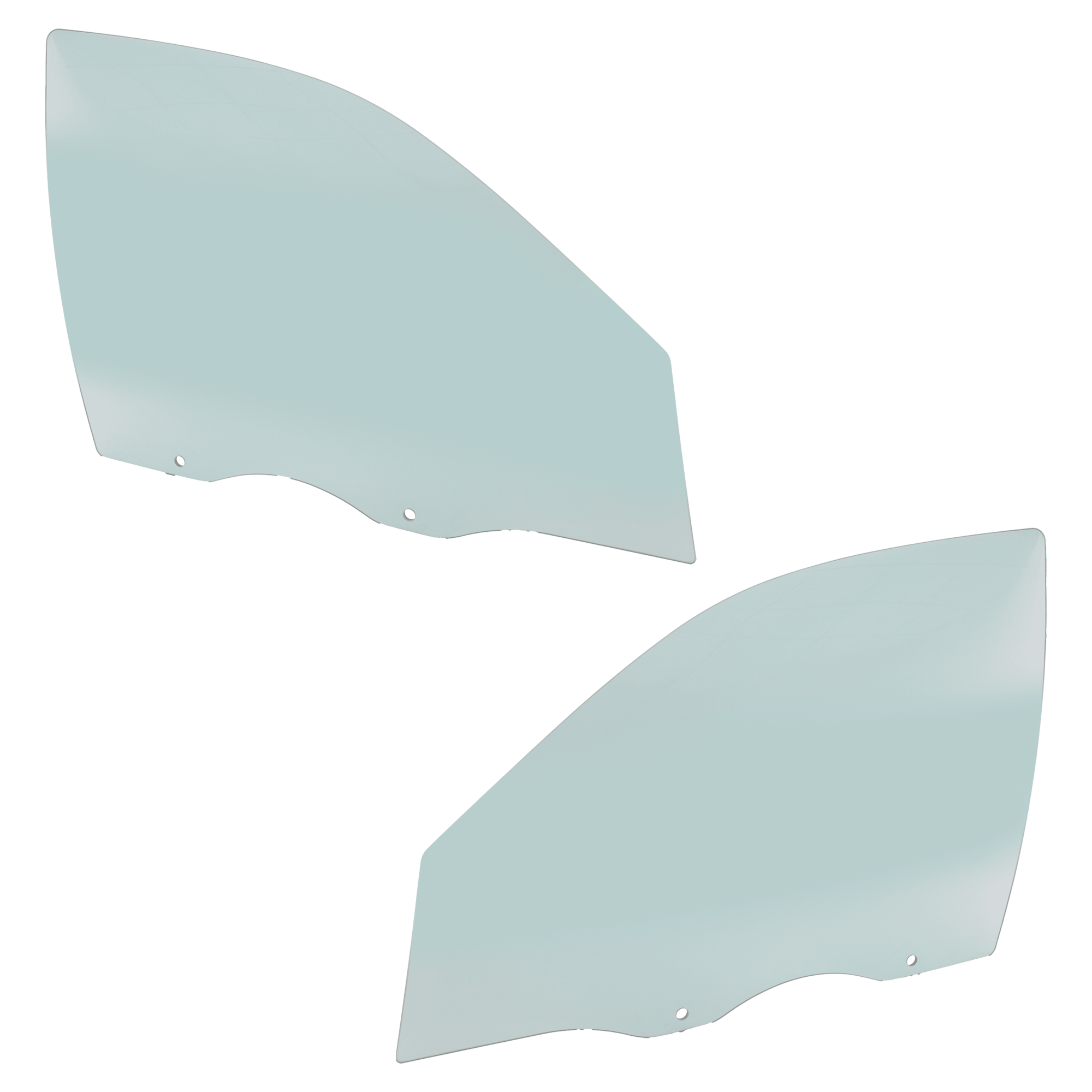 AM BUICK PARK AVENUE 97-06 FRONT DOOR GLASS RH AND LH Green Tint SKU SET RB48010003 OEM 25634762-25634763