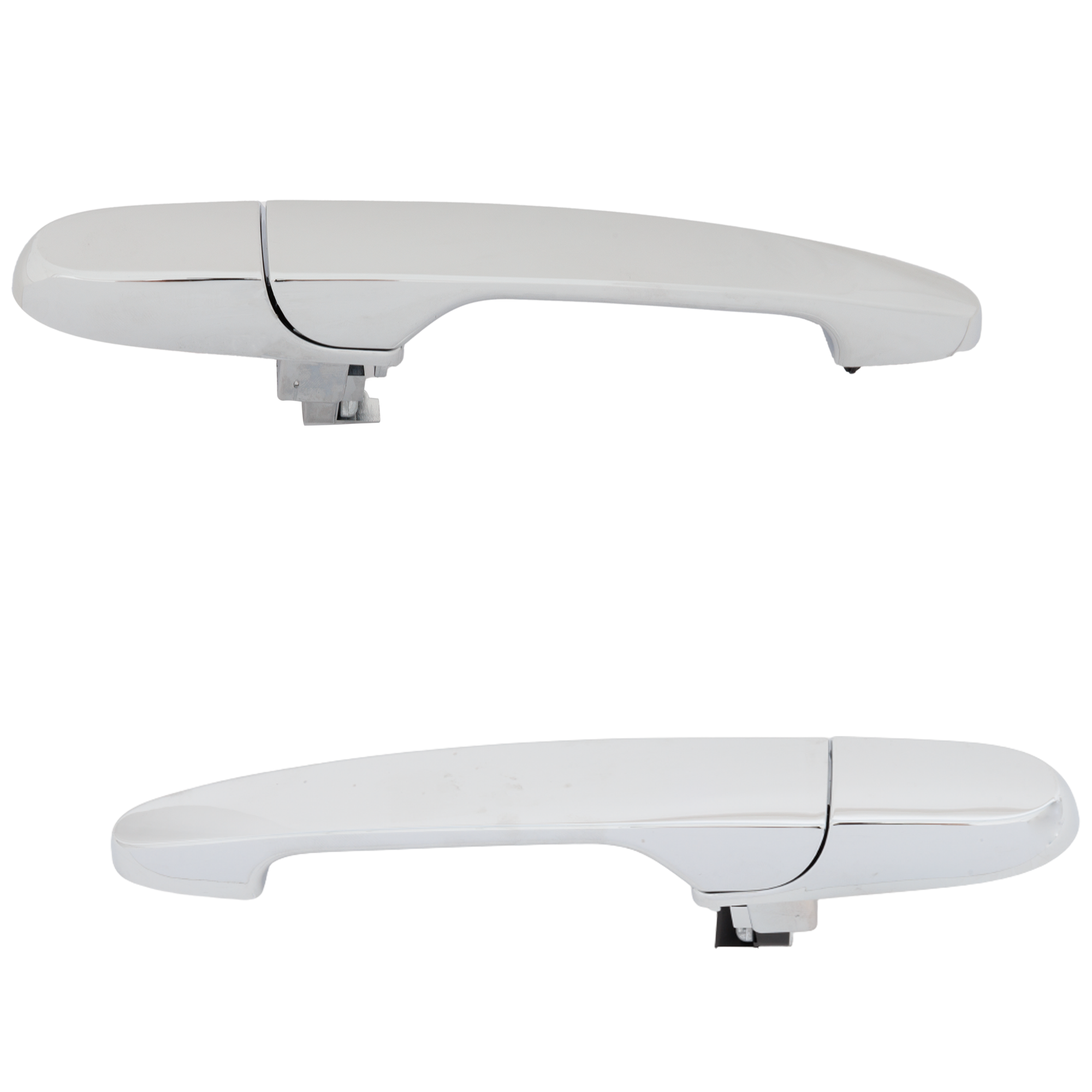 AM LUCERNE 06-11 REAR EXTERIOR DOOR HANDLE RH AND LH Chrome w o Keyhole 1 Flat Screw Long Hardware SKU SET RB49150001 OEM 15843993-15843994