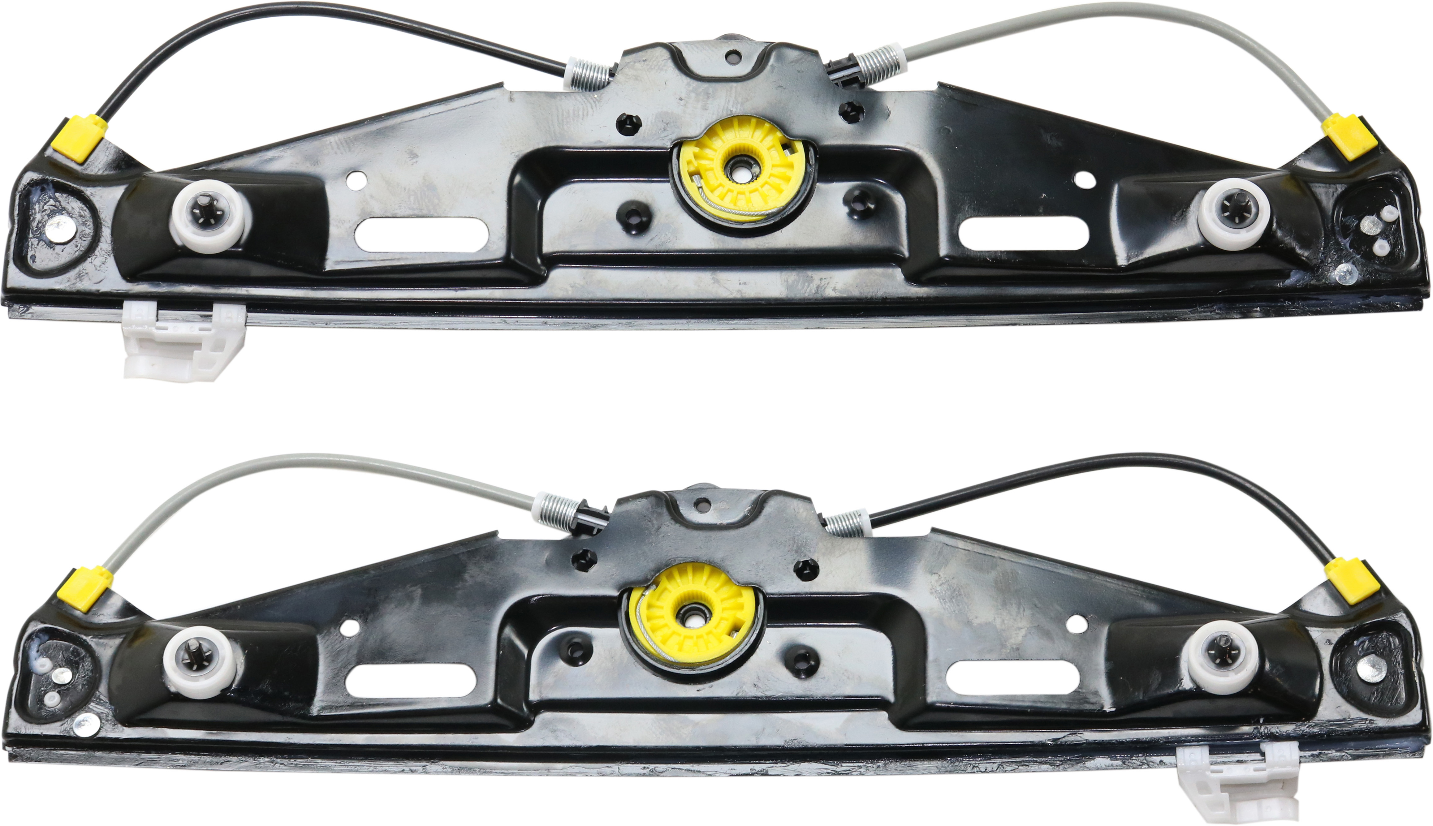 AM X1-12-15 REAR WINDOW REGULATOR RH AND LH Power w o Motor SKU SET RB49170001 Partslink BM1550123 BM1551123 OEM 51352990387-51352990388