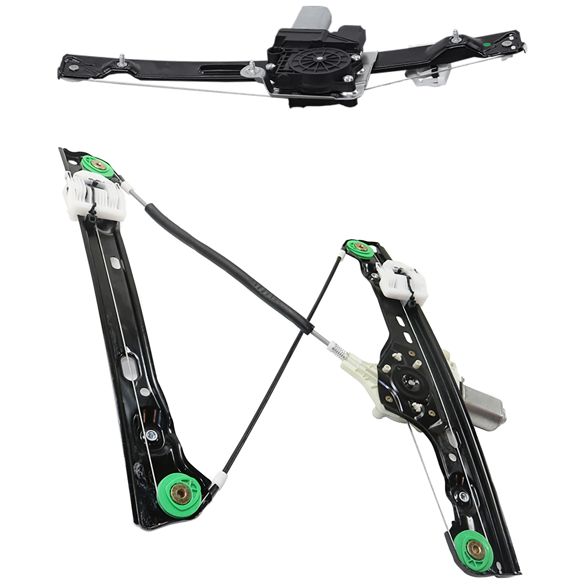 AM 3 SERIES 06-11 FRONT AND REAR WINDOW REGULATOR RH Power With Motor SKU SET RB49170009 A Partslink BM1351134 OEM 51337140588 PFM 51357140590 PF