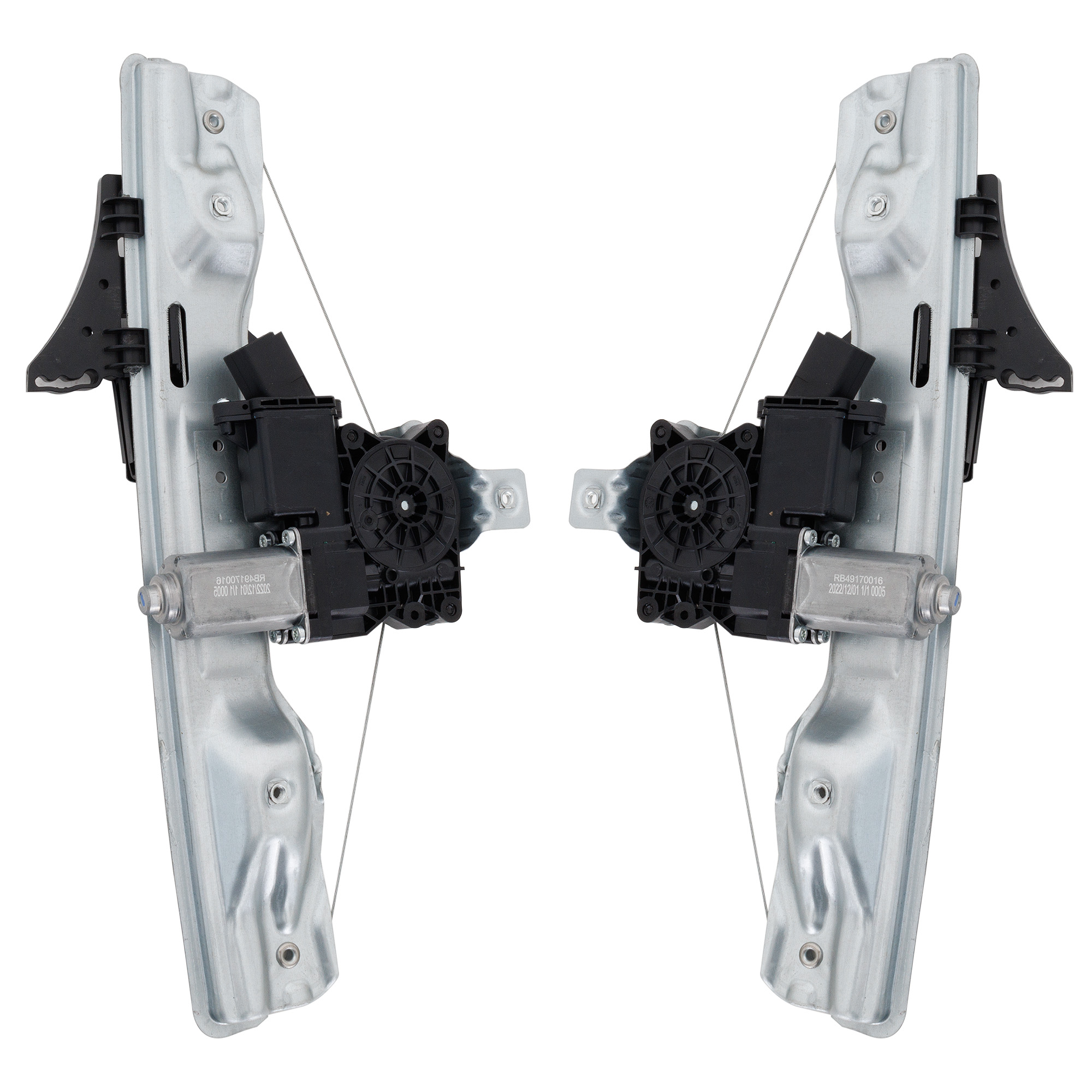AM LACROSSE ALLURE 10-16 MALIBU 13-16 REAR WINDOW REGULATOR RH AND LH Power w Motor SKU SET RB49170015 OEM 22836743-22836742