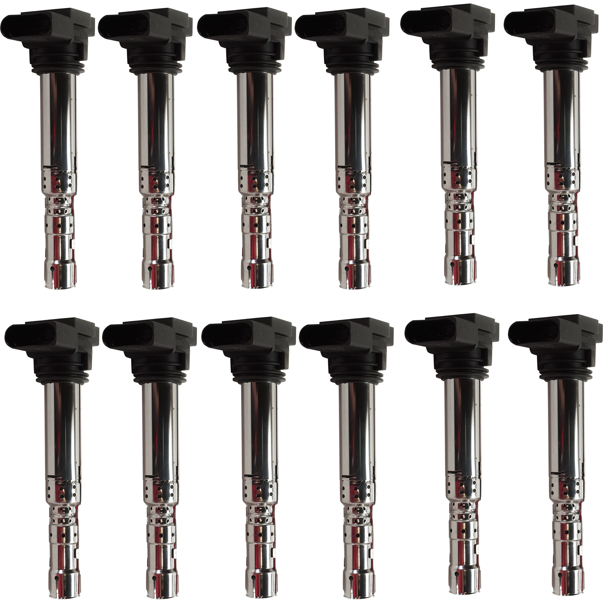 AM PHAETON 04-06 A8 QUATTRO 05-09 IGNITION COIL Set of 12 For 12 Cylinder 6.0L Eng. SKU SET RB50460004-12